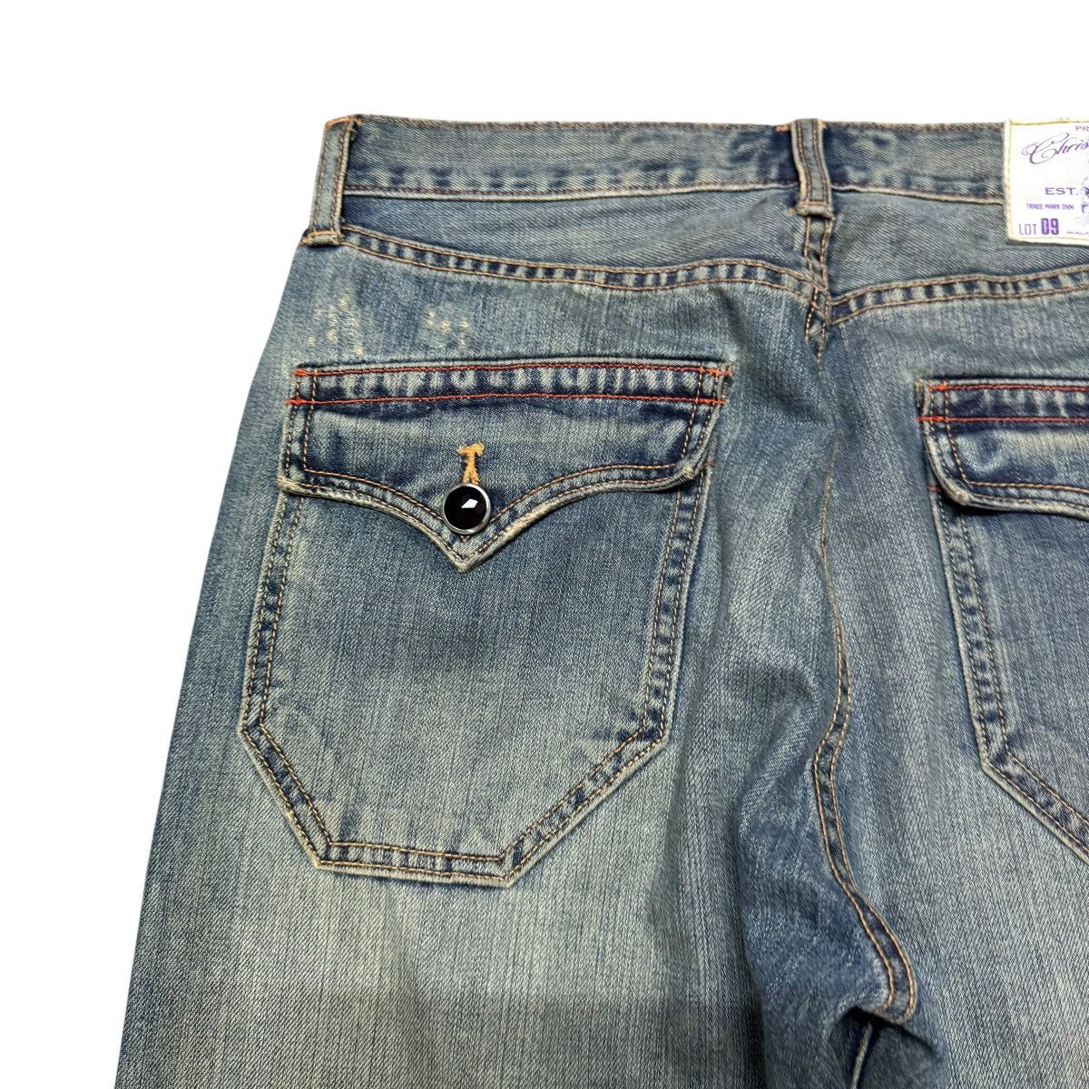 Christian Audigier Vintage Christian Audigier Denim Thrashed Jeans Size US 32 / EU 48 - 12 Thumbnail
