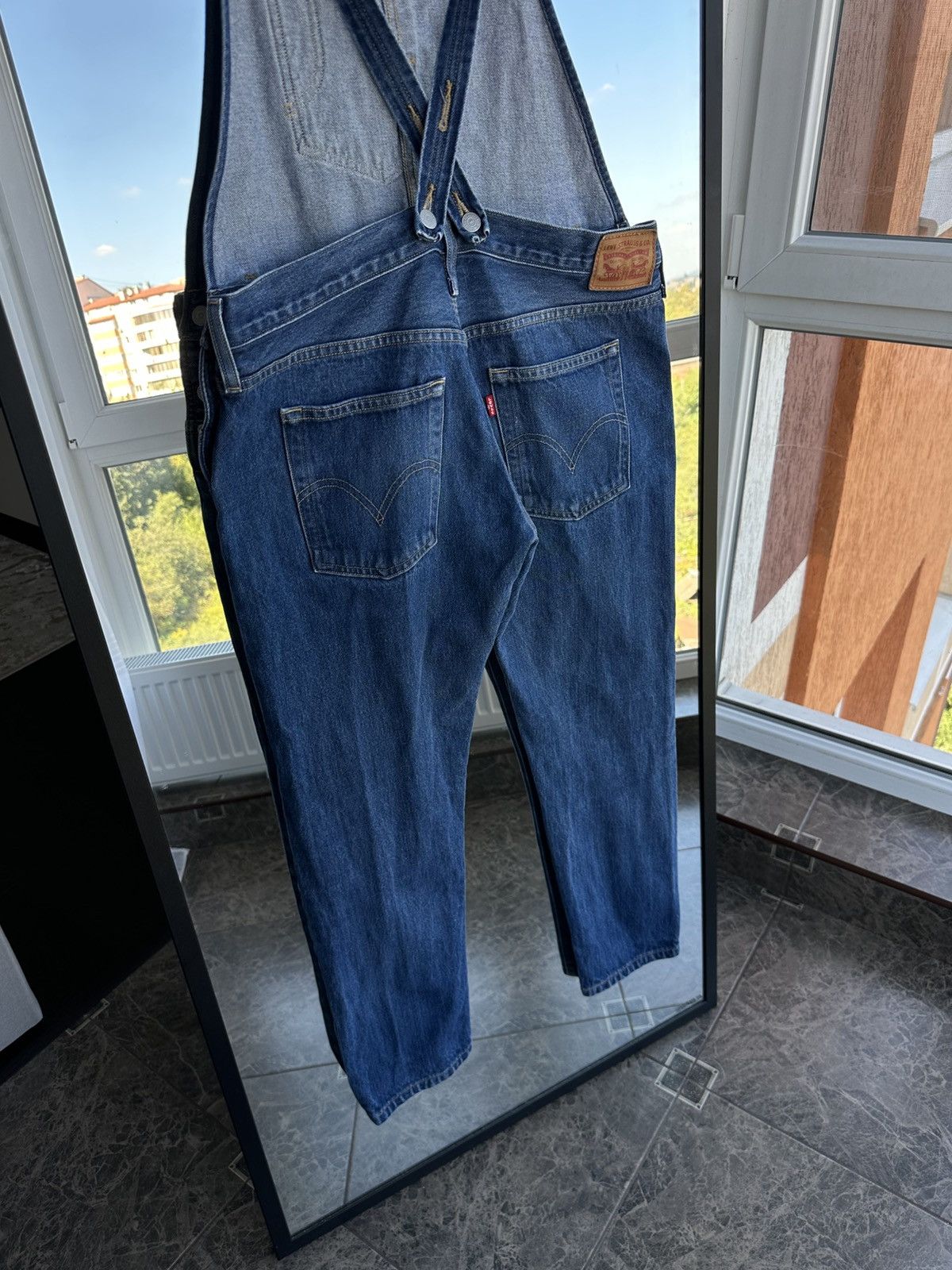 Levi's Levi’s Woman Navy Denim Overall Tracksuit Sz M Size 38" / US 16 / IT 52 - 8 Thumbnail