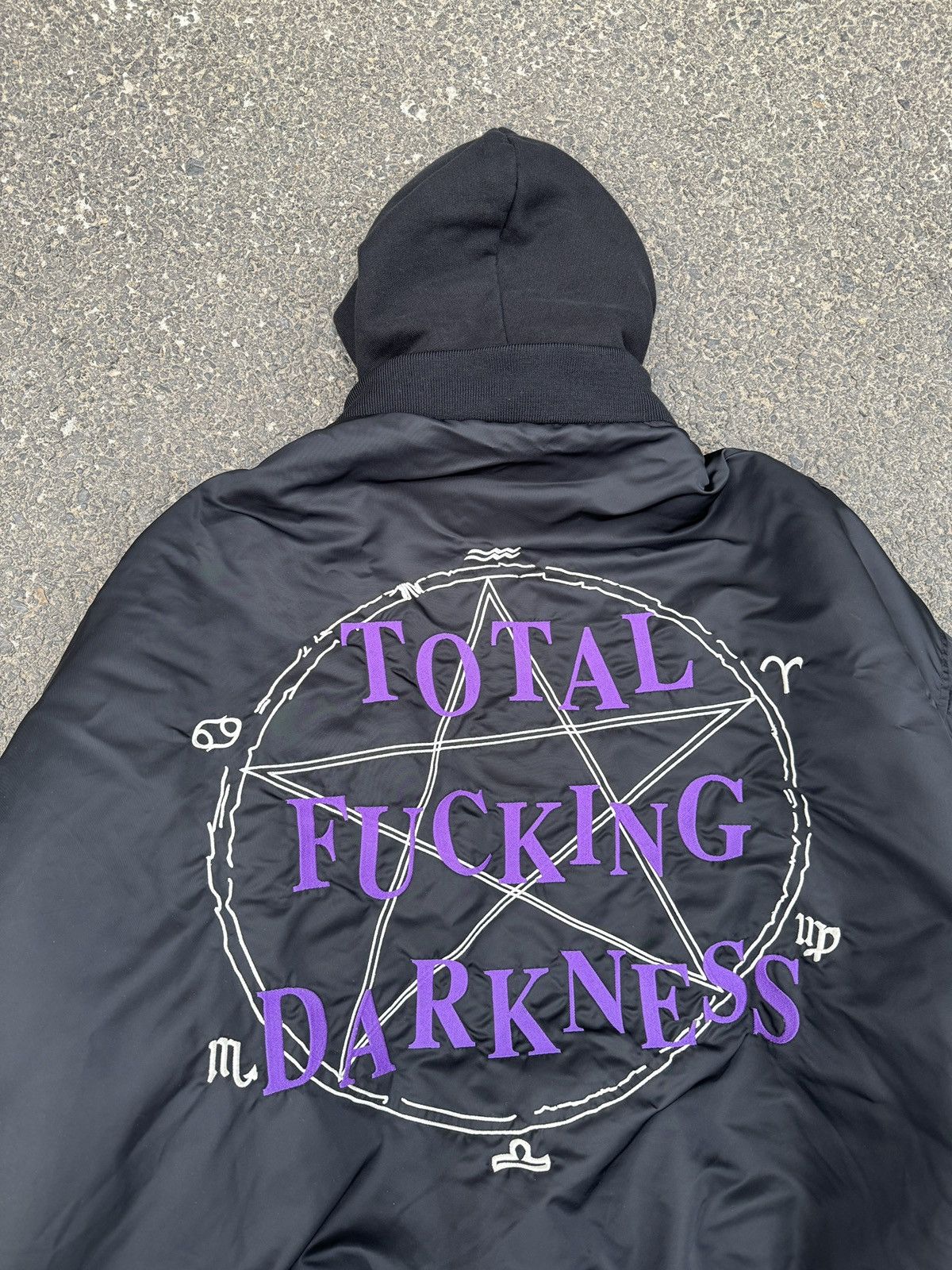 Vetements *RARE* Vetements AW16 Total Fucking Darkness (TFD) Bomber Size US XS / EU 42 / 0 - 3 Thumbnail