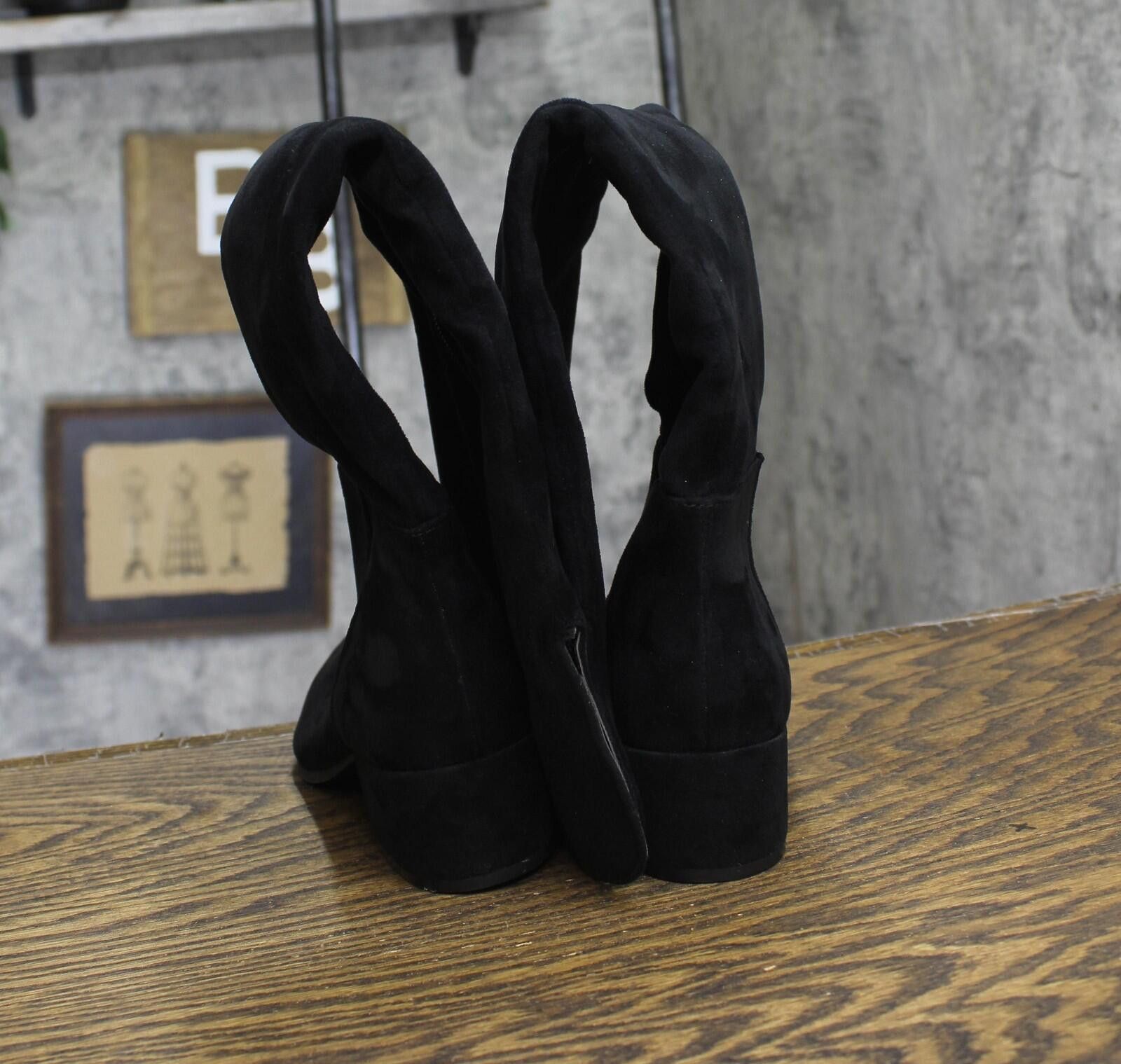 Other New On 34th Womens Boots 10019655400 Black Microsuede 5m Size US 5 / IT 35 - 5 Thumbnail