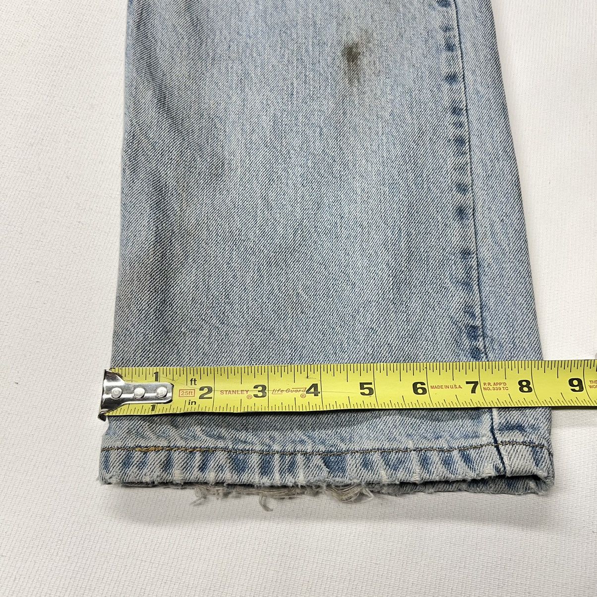 Levi's × Vintage Levis 505 Jeans Blue Straight Regular Fit Denim Y2K Size US 34 / EU 50 - 20 Thumbnail