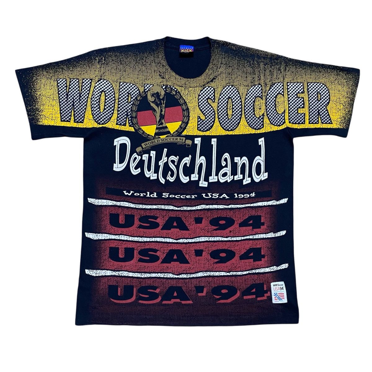 Vintage Rare‼️🔥Vintage 1994 World Cup Germany Deutschland AOP T-Shirt Size US M / EU 48-50 / 2 - 1 Thumbnail