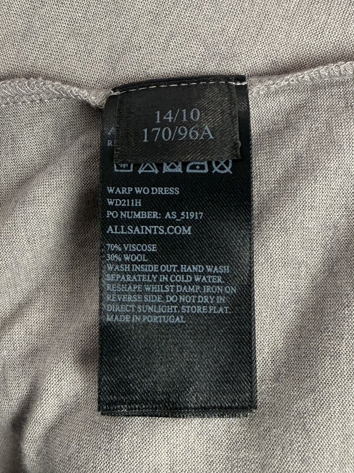 Allsaints Allsaints Warp Wo Draped Sleeveless Layered Maxi Dress Size L / US 10 / IT 46 - 14 Thumbnail