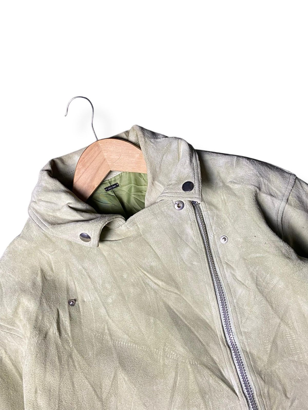 Japanese Brand MILA OWEN Goat Leather Crop Jacket (141) Size US XXS / EU 40 - 8 Thumbnail