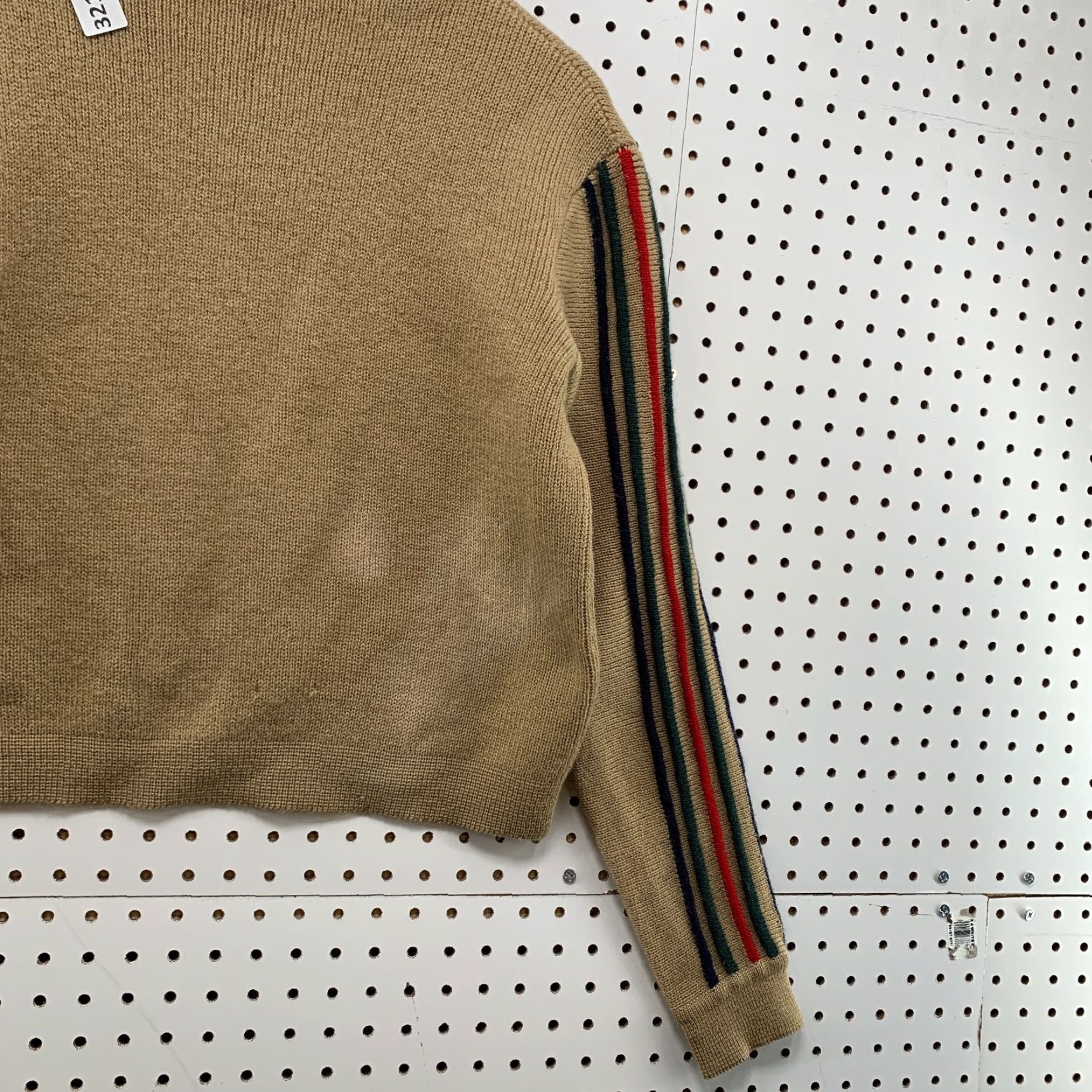 Gant VINTAGE GANT Wool Sweater Mens Pullover M Brown 100% Wool Knit Long Sleeve 21.5x21.5 Mens Sweater Size US M / EU 48-50 / 2 - 5 Thumbnail