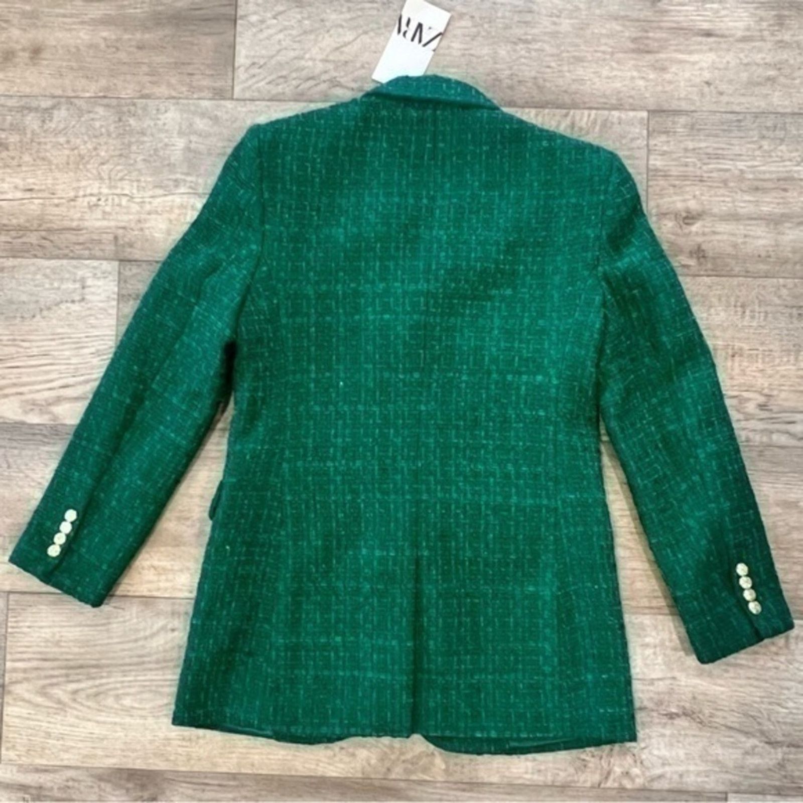 Zara ZARA BLOGGER FAVE!!! Blazer with Contrast Buttons NWT Size S / US 4 / IT 40 - 23 Thumbnail