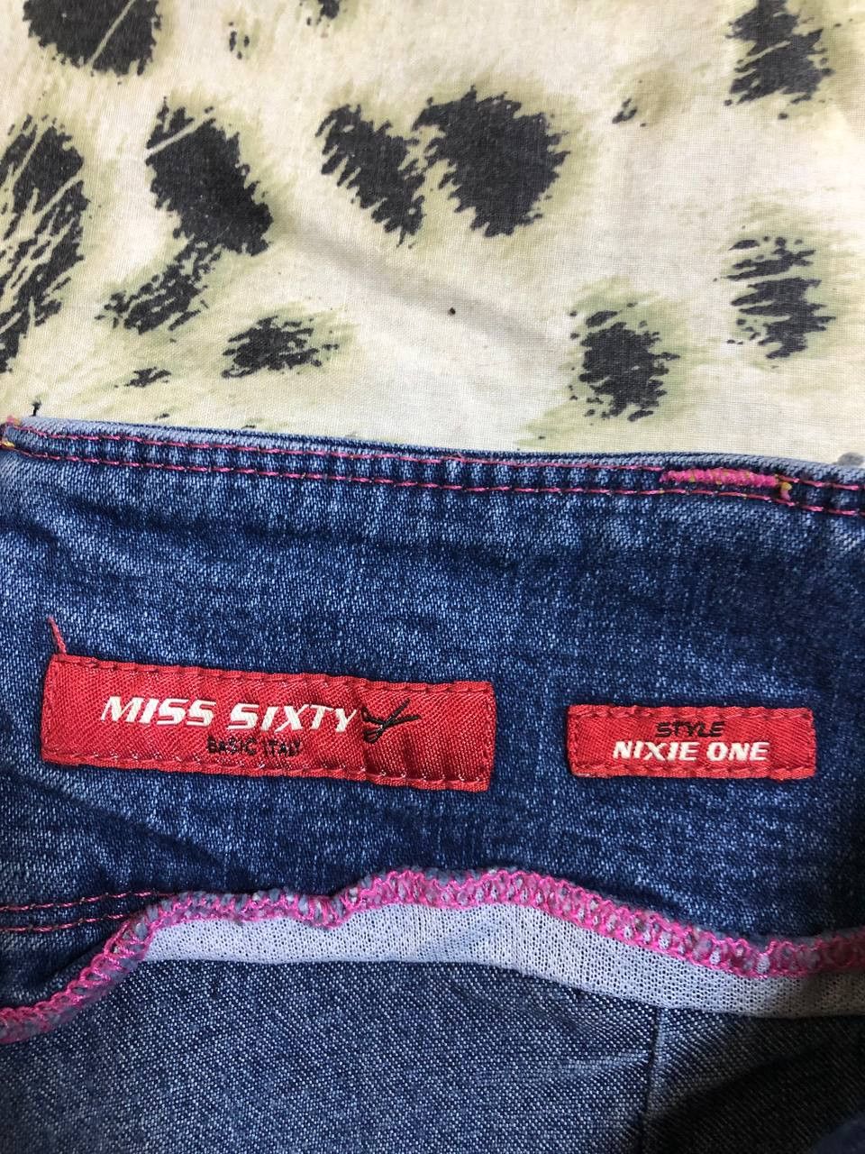 Miss Sixty Vintage Y2K Low Rise Flare Jeans Miss Sixty Collection Italy Size 31" - 2 Thumbnail