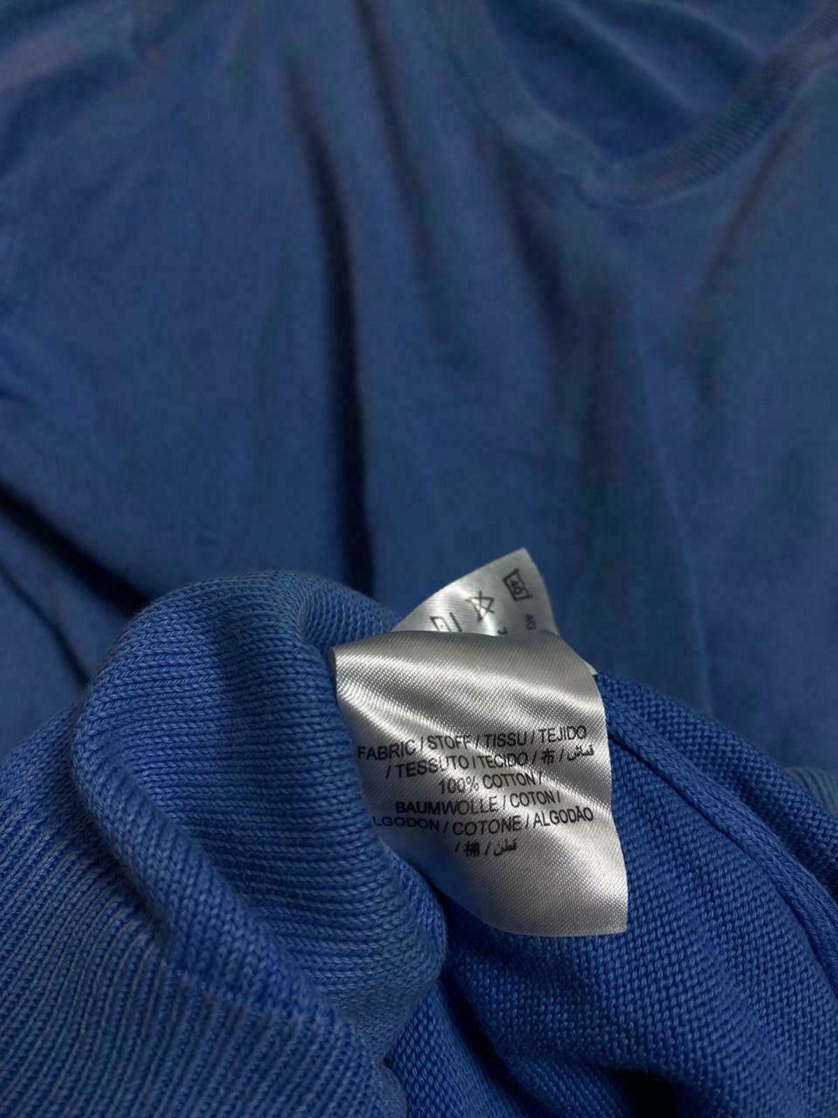 Gant Gant Blue V-Neck Cotton Sweater Size XL Pit to Pit 23" Size US XL / EU 56 / 4 - 10 Thumbnail