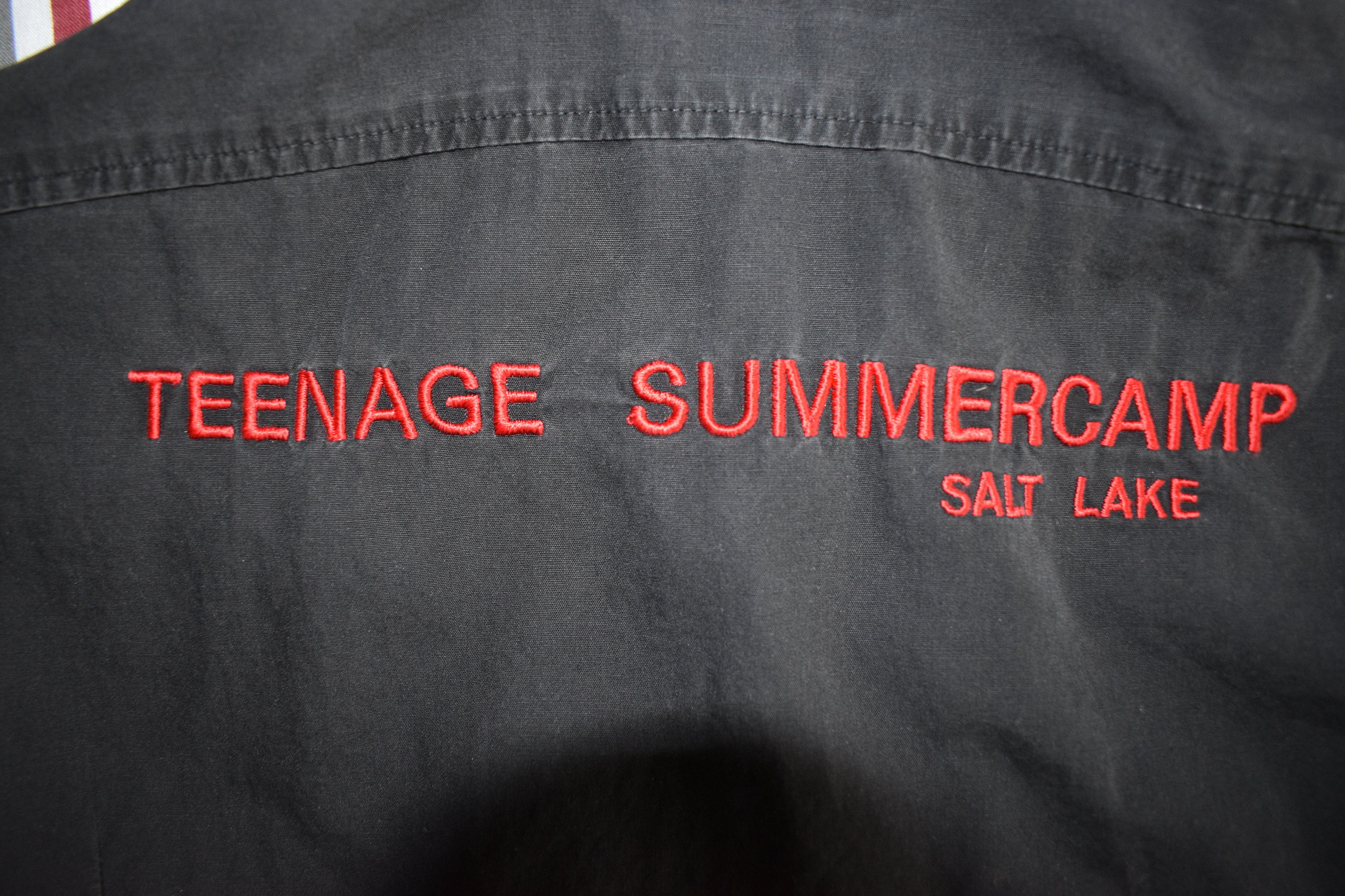 Raf Simons Raf Simons SS97 Teenage Summercamp Short Sleeve Shirt Red Size US M / EU 48-50 / 2 - 4 Thumbnail