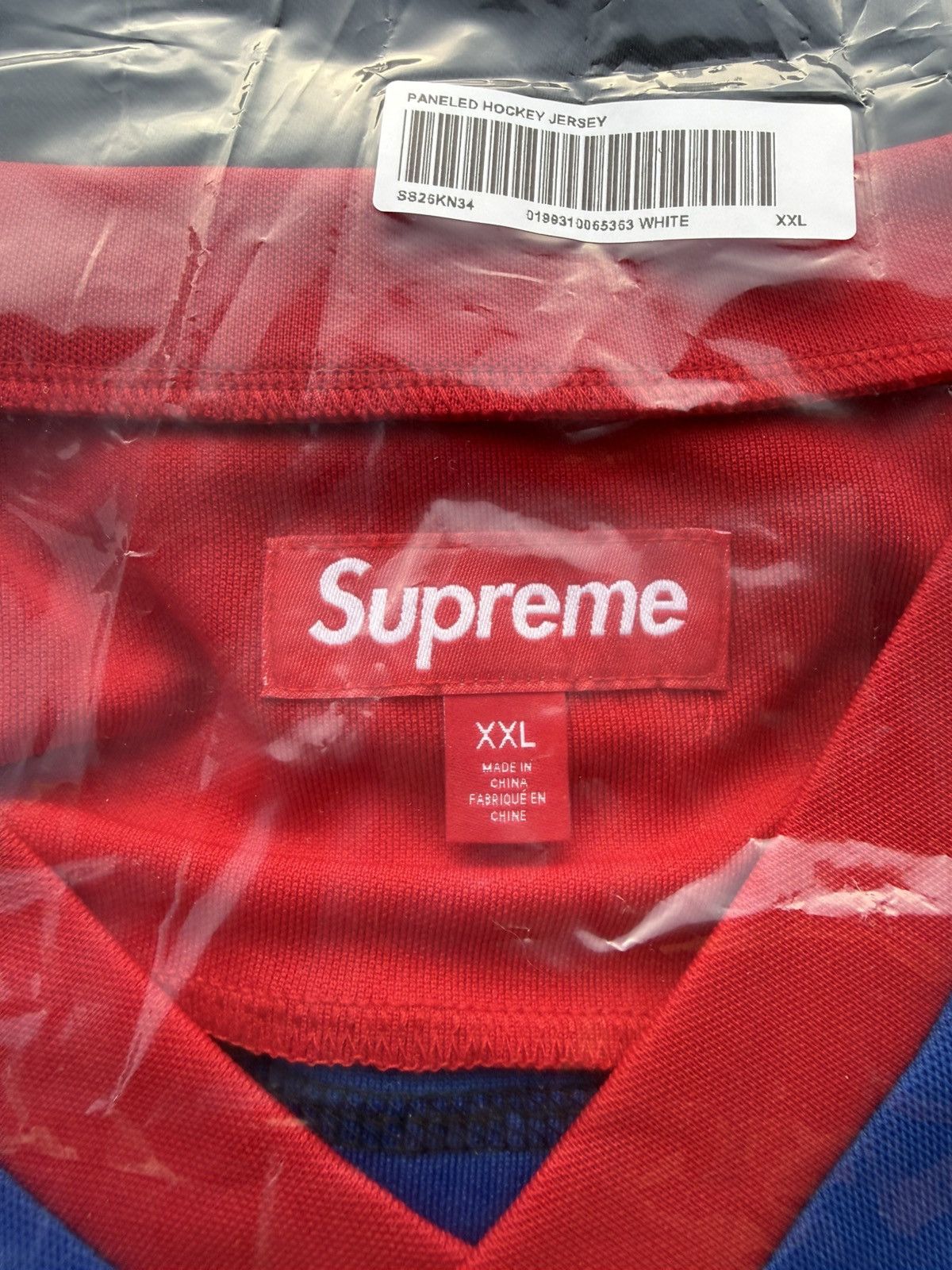 Supreme Supreme SS26 Paneled Hockey Jersey Size US XXL / EU 58 / 5 - 3 Thumbnail