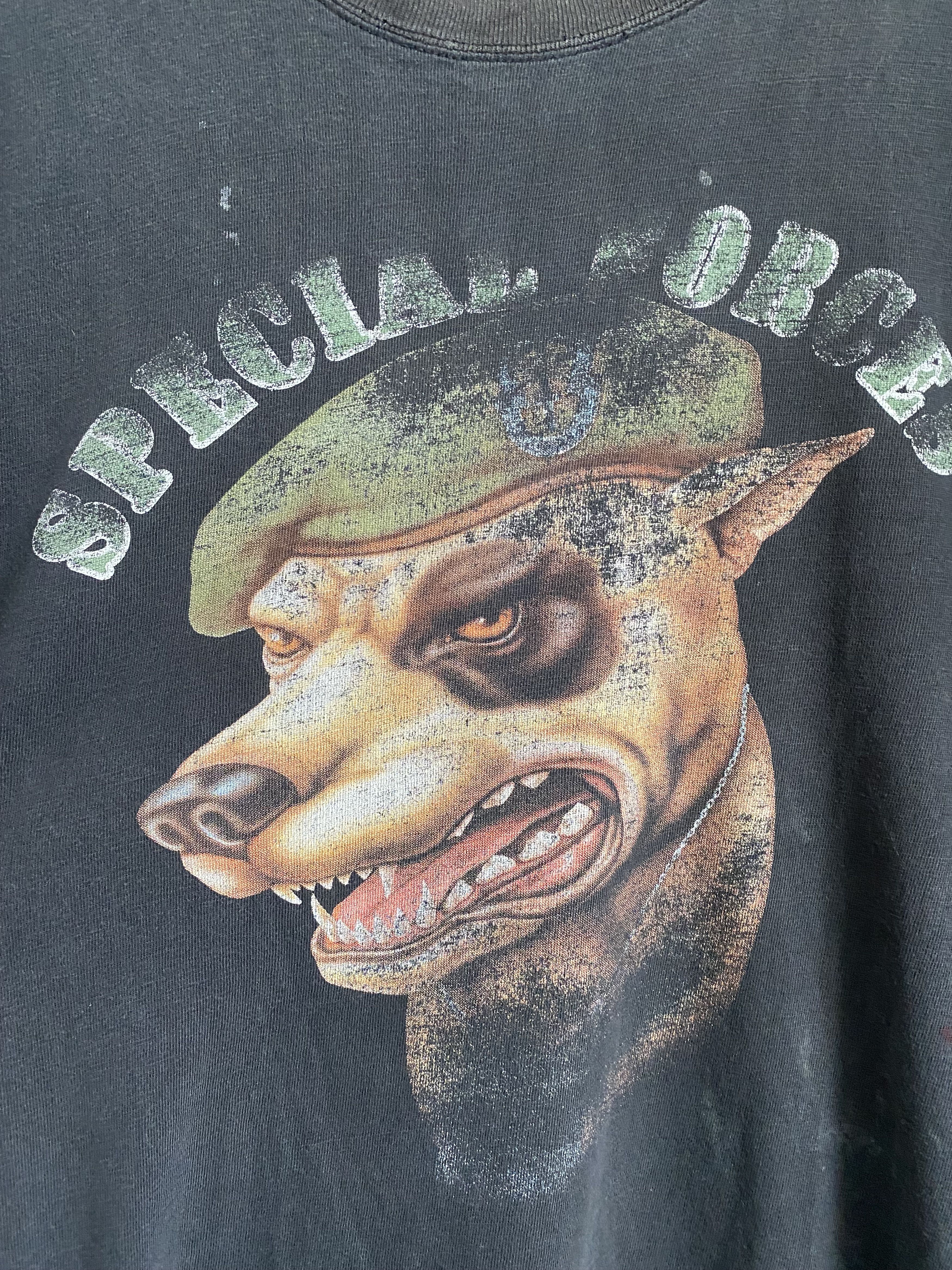Vintage Vintage 90s USA special forces ARMY Dog t-shirt Size US L / EU 52-54 / 3 - 2 Thumbnail