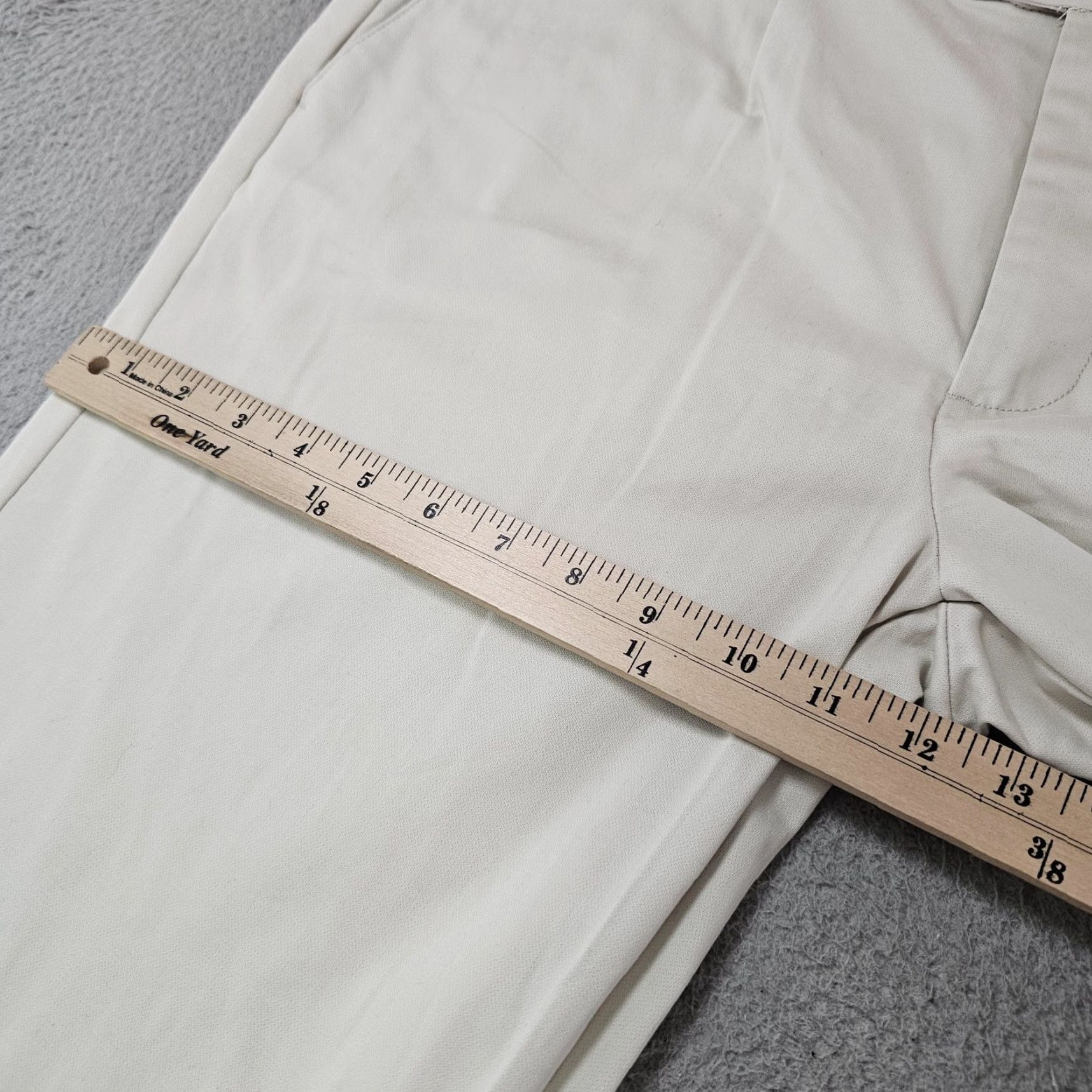 Vintage Goodfellow & Co Pants Mens 34x28 Stone Pleated Tapered Chino Slim Fit Casual Business 34x30 Zip Fly Pockets Mens Size US 34 / EU 50 - 5 Thumbnail