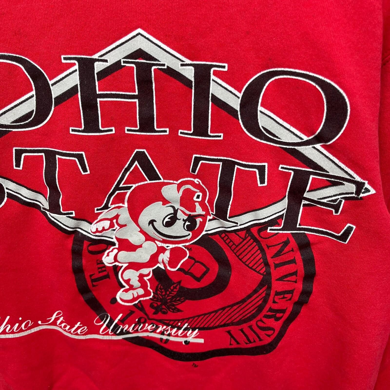 Vintage Vintage 90s Ohio State University Buckeyes Sweatshirt XS Size US XS / EU 42 / 0 - 5 Thumbnail