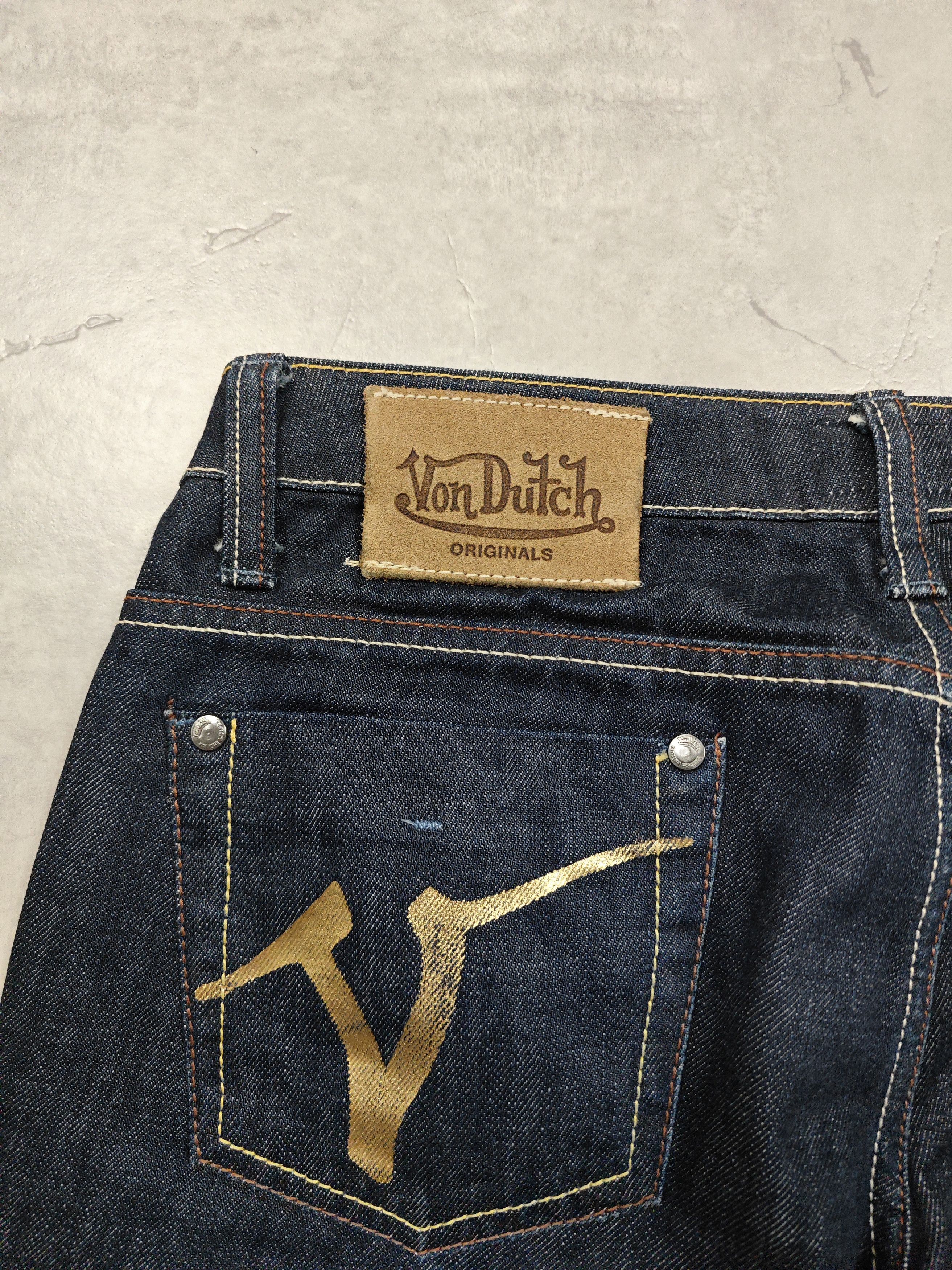 Von Dutch Von Dutch Vintage Y2K Jeans Size 27" / US 4 / IT 40 - 7 Thumbnail