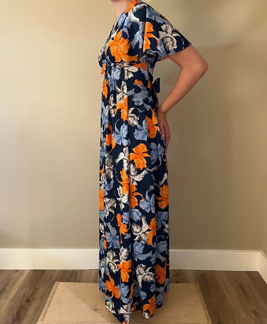Vintage BNWT 1970s Deadstock Vintage Maxi Tiki Hibiscus Dress mint Size S / US 4 / IT 40 - 4 Thumbnail