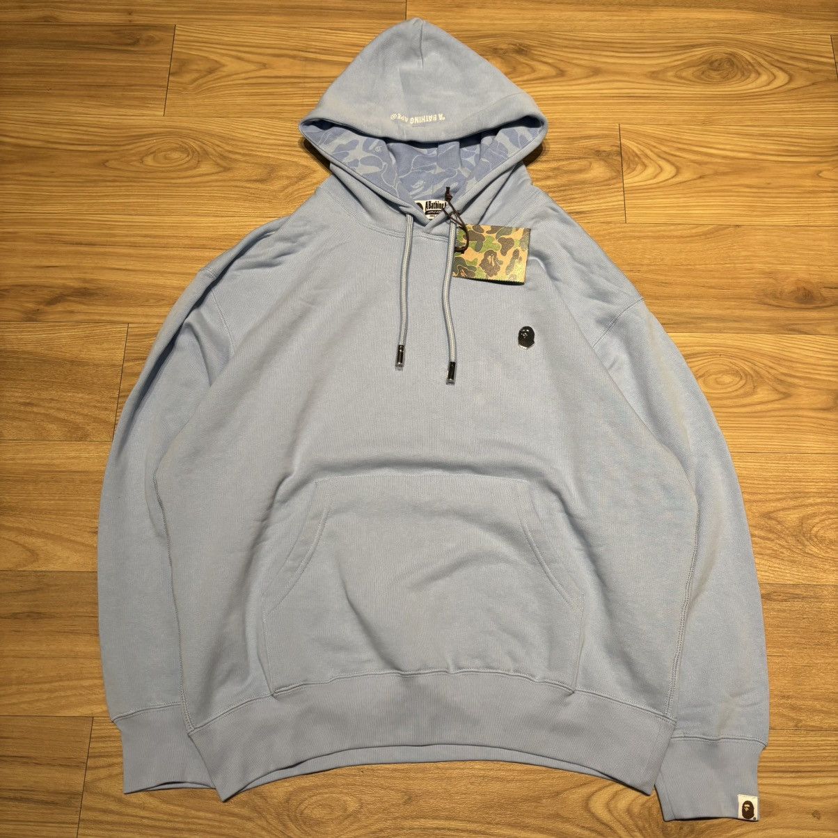 Bape Bape One Point Relaxed Pullover Hoodie Size US L / EU 52-54 / 3 - 1 Thumbnail