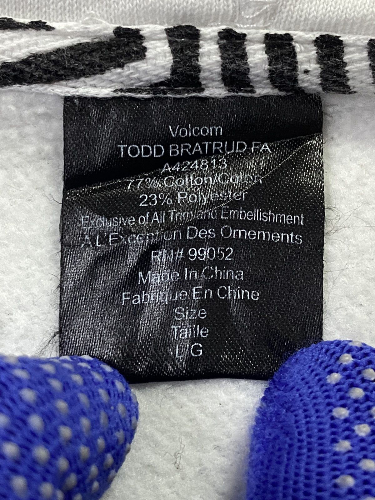 Todd Bratrud × Volcom Rare🔥Volcom X Todd Bratrud Fingers Hoodie Size US L / EU 52-54 / 3 - 10 Thumbnail