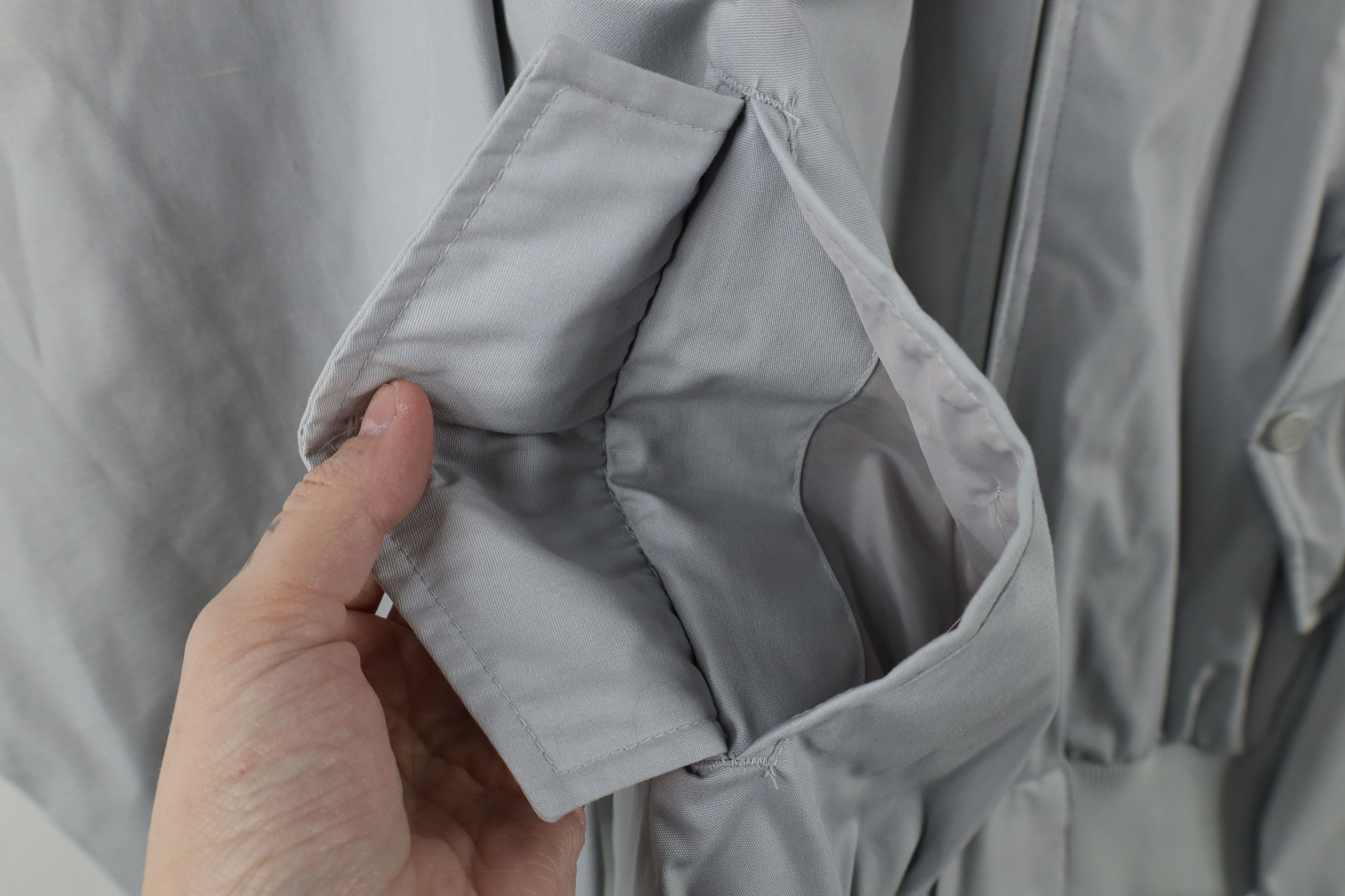 Vintage Vtg 70s 80s Streetwear Cafe Racer Bomber Jacket Gray Size US L / EU 52-54 / 3 - 4 Thumbnail