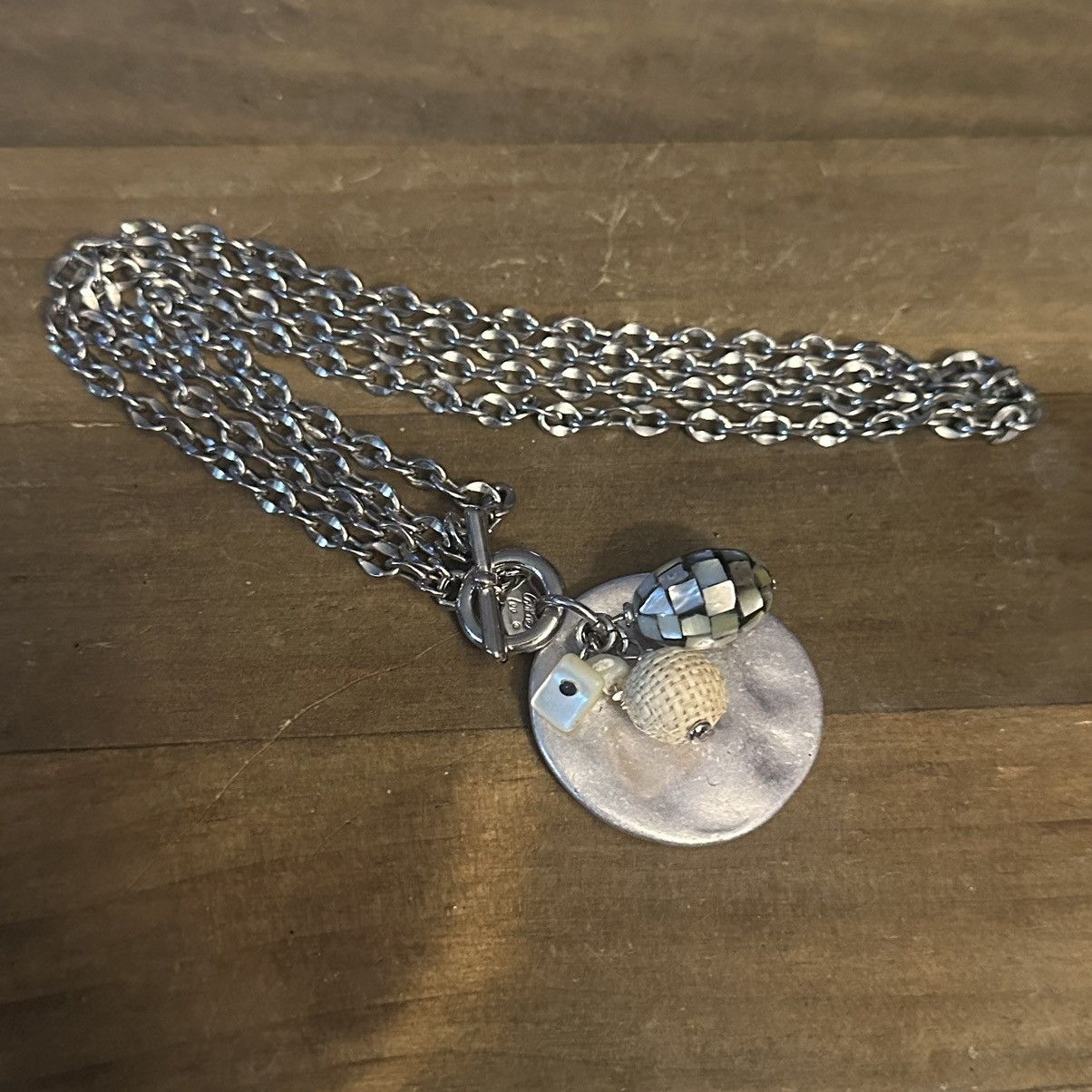 Other Cookie Lee sand dollar & abalone charms pendant necklace Size ONE SIZE - 3 Thumbnail