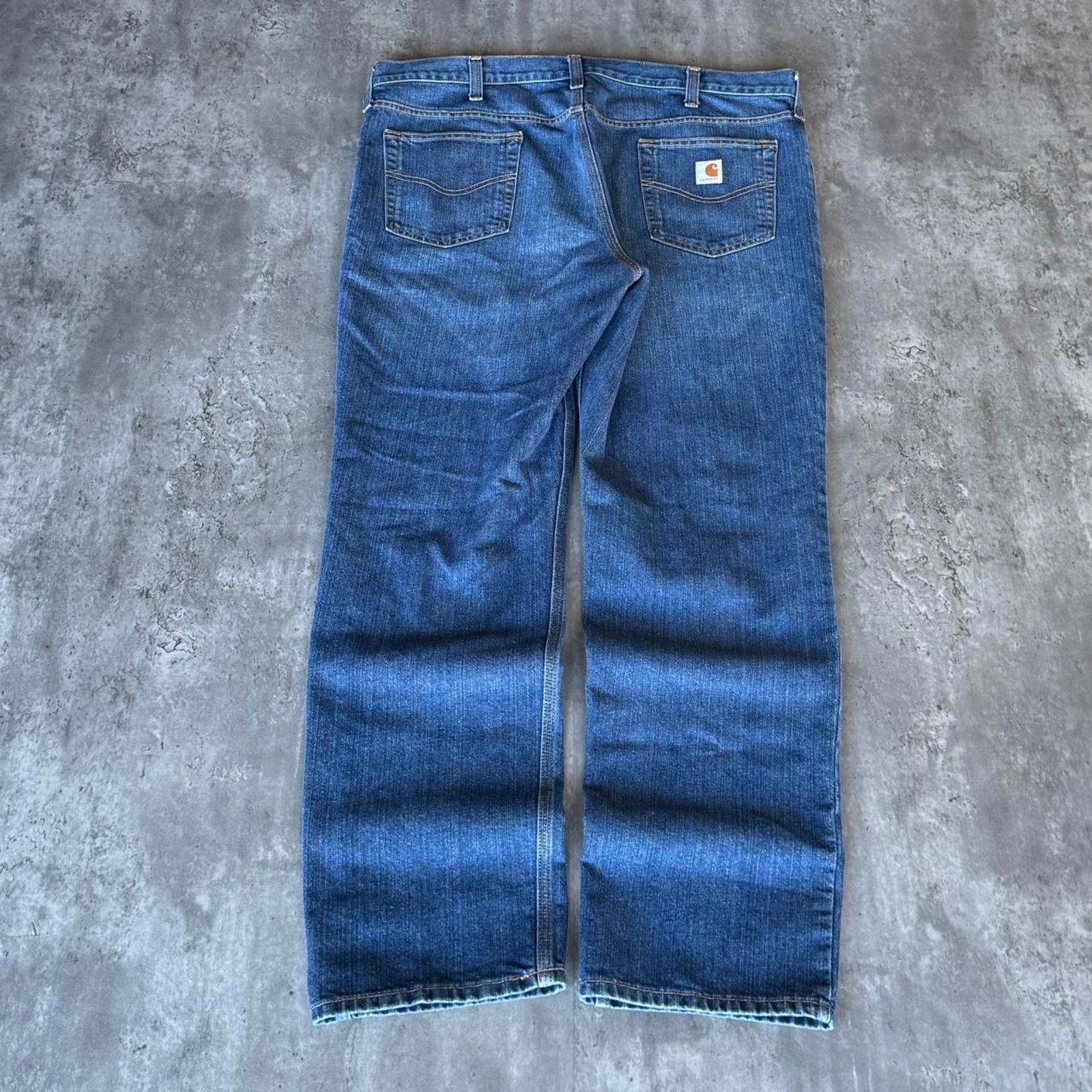 Carhartt × Carhartt Wip Vintage Y2K Carhartt Straight Fit Denim Carpenter Jeans Size US 42 / EU 58 - 1 Thumbnail