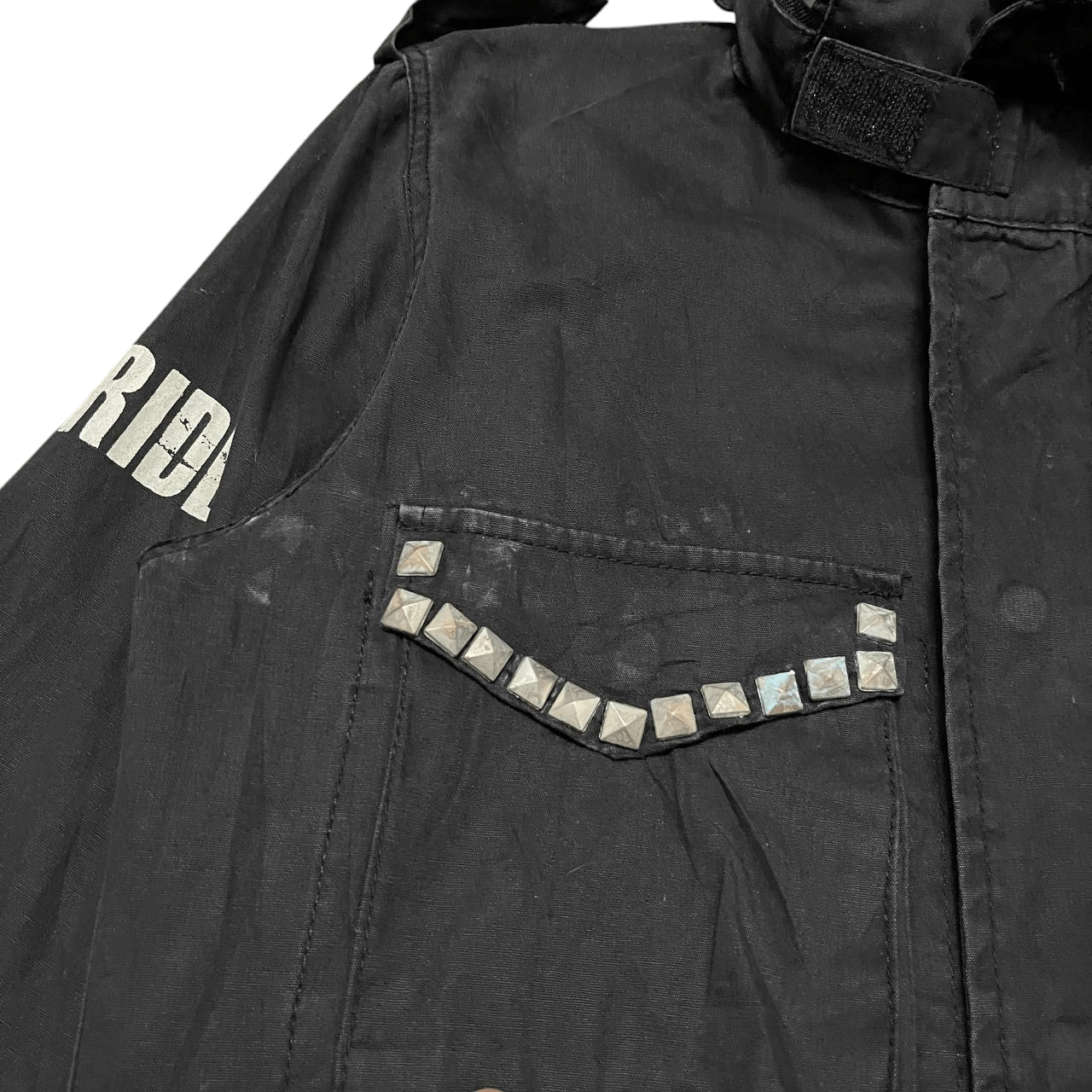Japanese Brand Glad News Studded Punk Jacket Ifsixwasnine lgb style Size US S / EU 44-46 / 1 - 5 Thumbnail