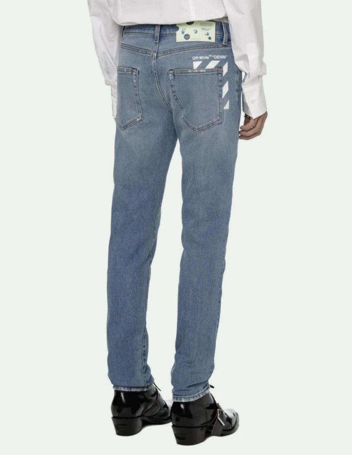 Off-White Off White Diag Pocket Jeans Size US 34 / EU 50 - 2 Thumbnail