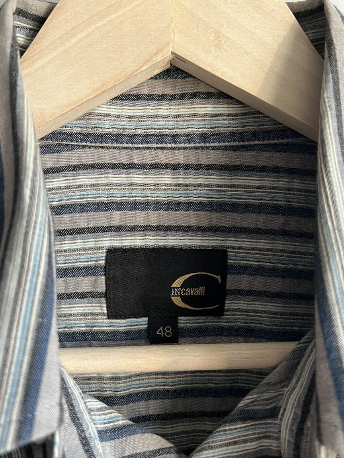 Just Cavalli Just Cavalli Stripped Dress Shirt Size XL / US 12-14 / IT 48-50 - 9 Thumbnail