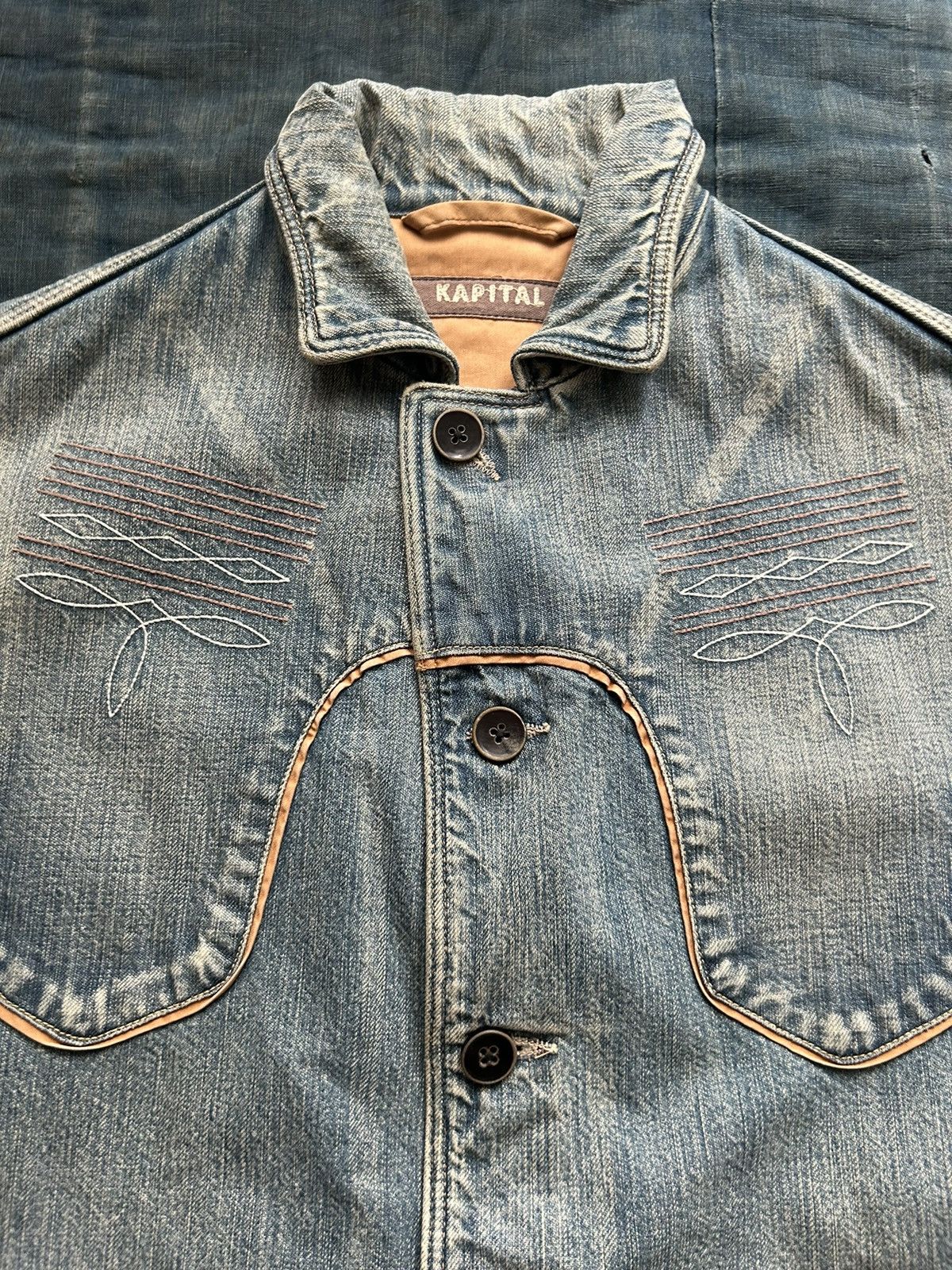 Kapital × Kapital Kountry Kapital naja embroidery denim jacket Size US M / EU 48-50 / 2 - 4 Thumbnail