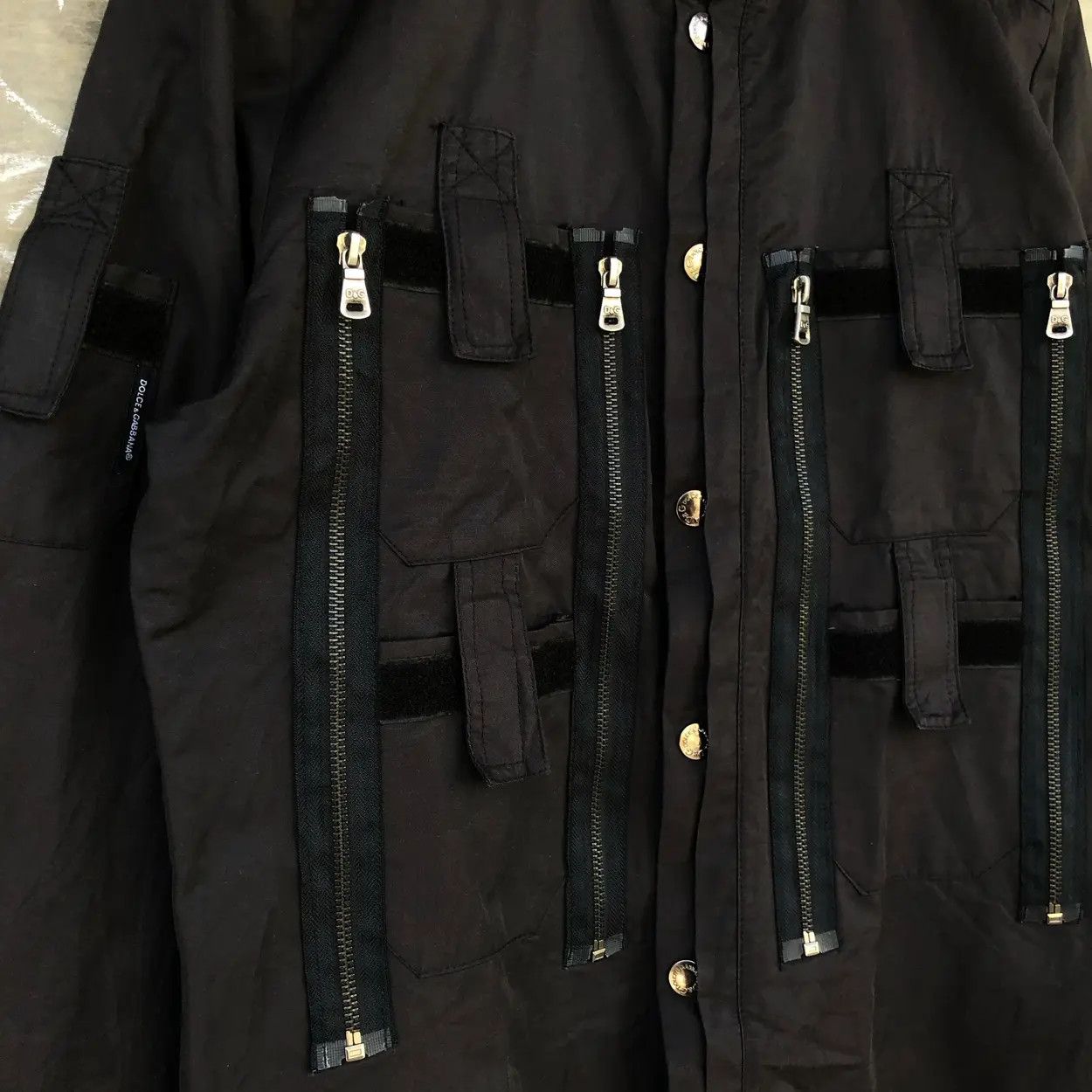 Dolce & Gabbana S/S 08 Dolce & Gabbana Multipocket Military Shirt Size US M / EU 48-50 / 2 - 9 Thumbnail