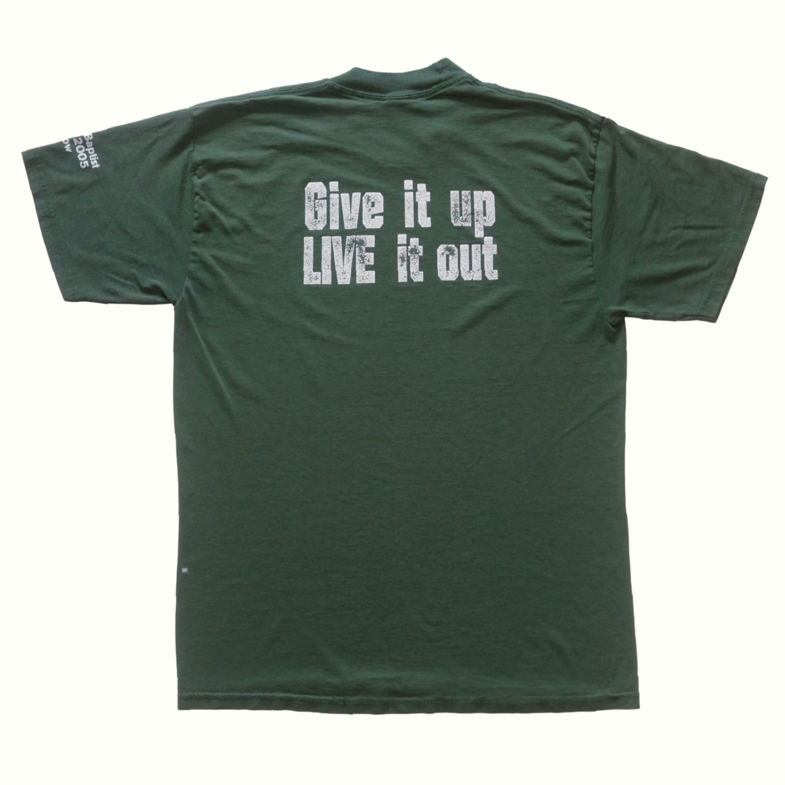 Vintage VINTAGE Coca-Cola T-Shirt Green 90s Retro JESUS BIBLE JOHN 4:25 VTG MEN L Size: L Size US L / EU 52-54 / 3 - 3 Thumbnail