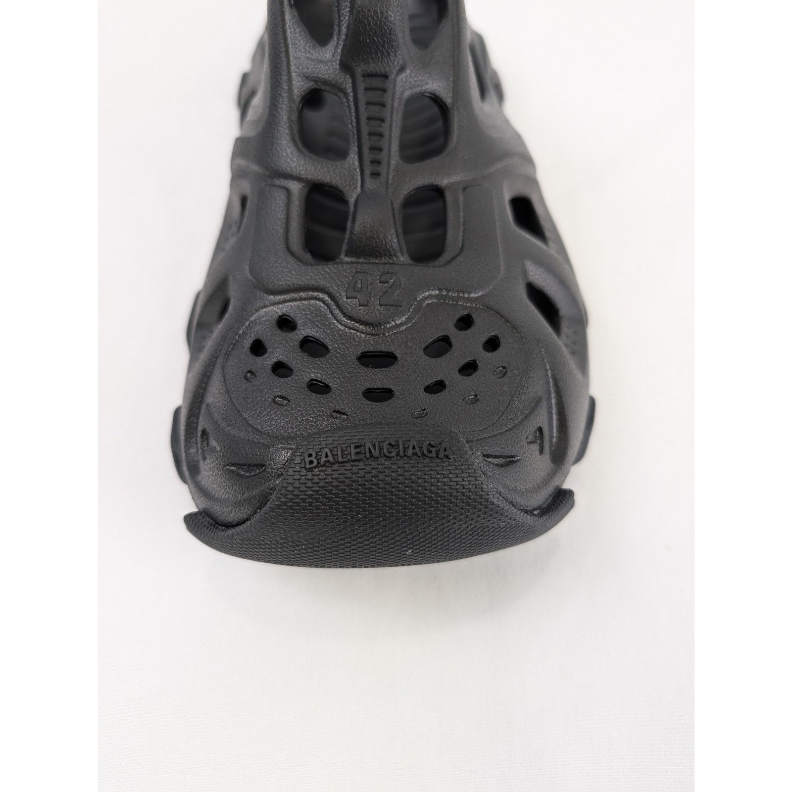 Balenciaga o1rshd1 HD Mule Sandal Slipper in Black Size US 9 / EU 42 - 16 Thumbnail