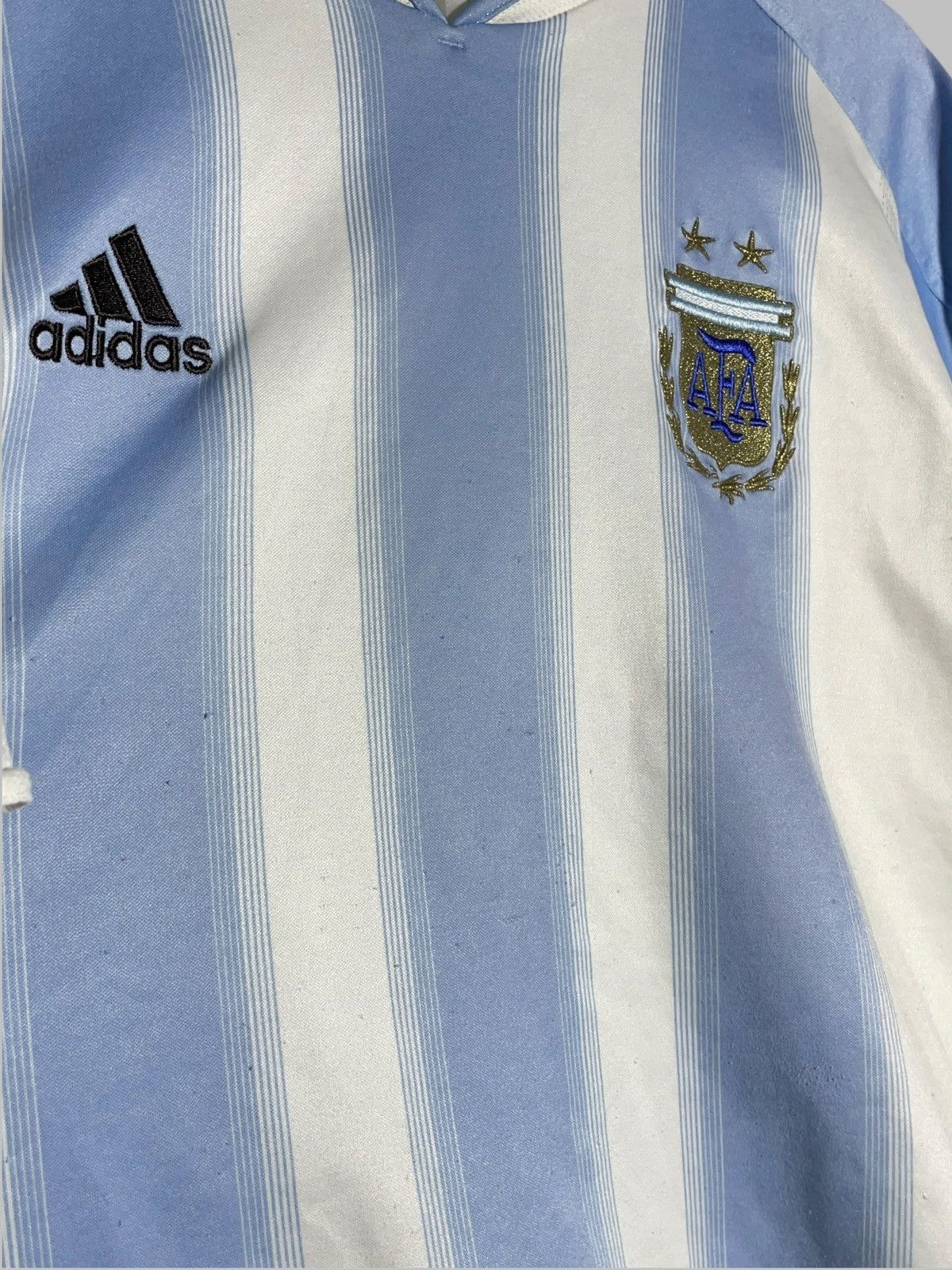 Adidas × Vintage National Team Argentina Adidas 2004 Home Vintage Jersey Size US L / EU 52-54 / 3 - 7 Thumbnail