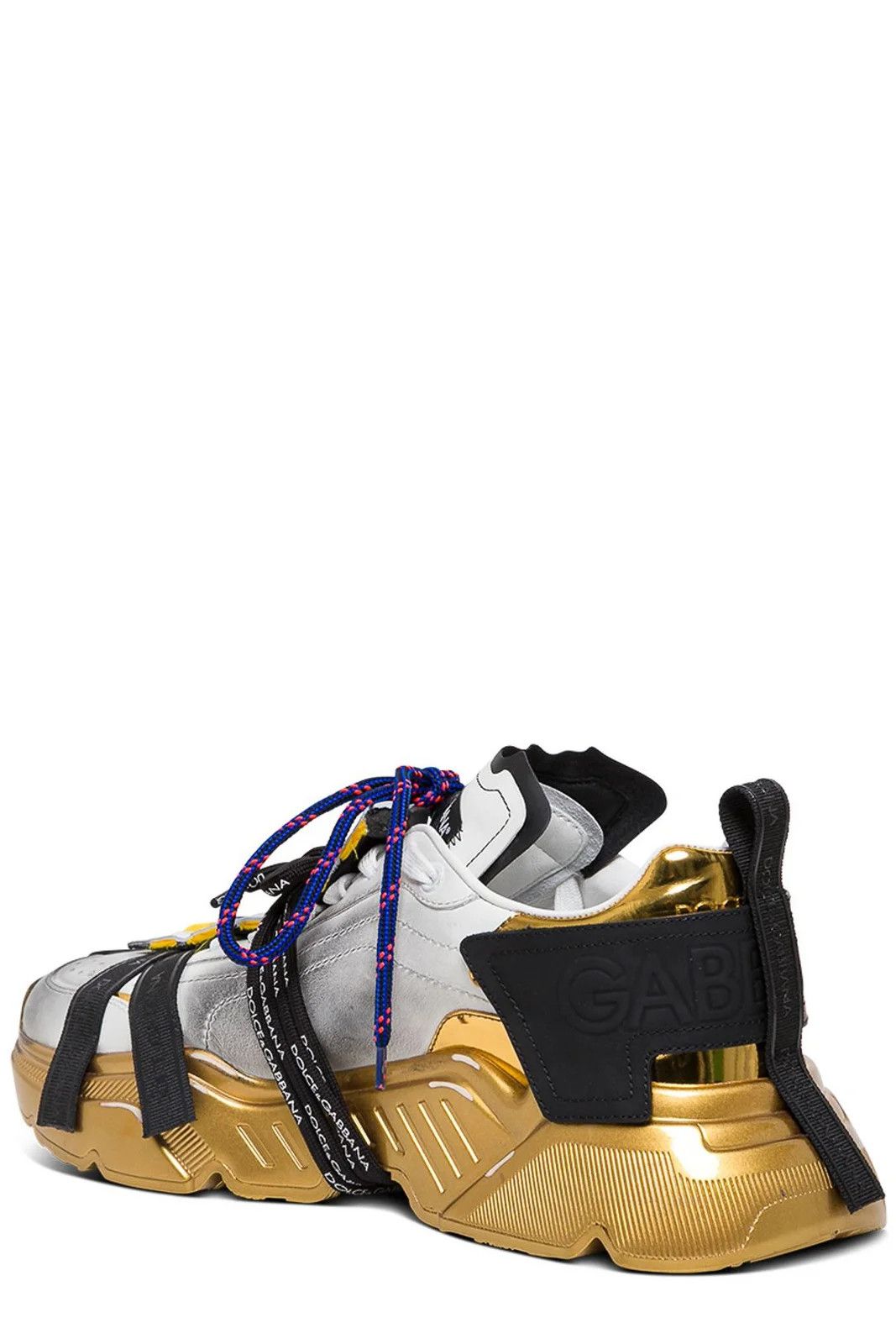 Dolce & Gabbana o1y0125 Logo Low-Top Sneakers in Multicolor Size US 6.5 / EU 39-40 - 3 Thumbnail