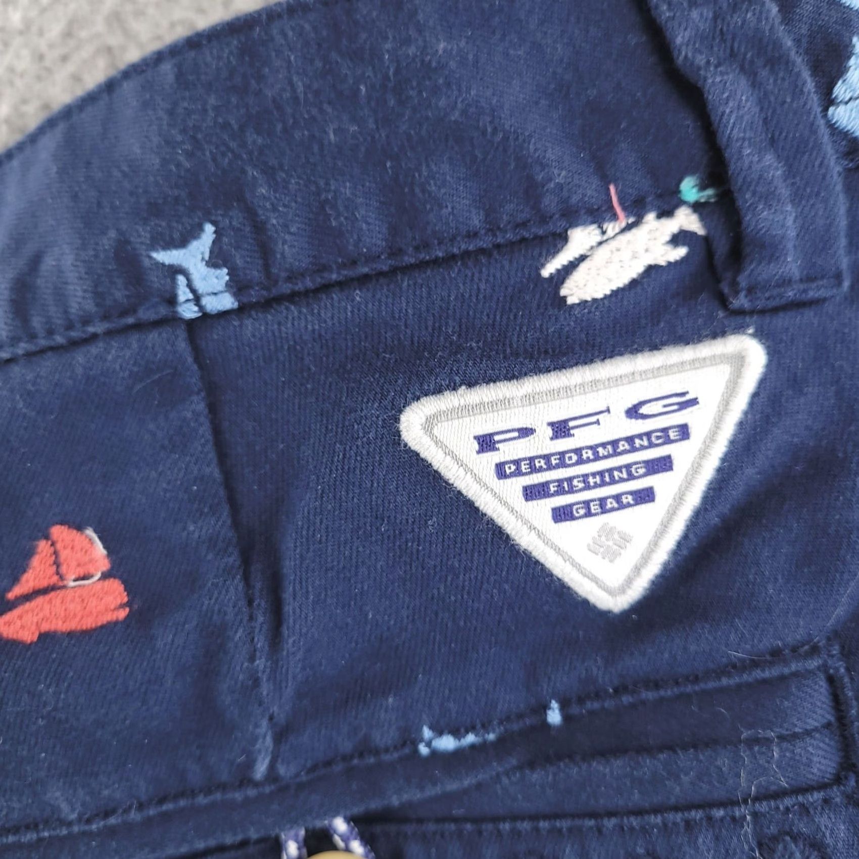Vintage Columbia Shorts Mens 32 PFG Fishing Blue Chino Khaki Sailfish Cotton Fish Print Blue 32 Men Fish Chino Shorts Size US 32 / EU 48 - 2 Thumbnail