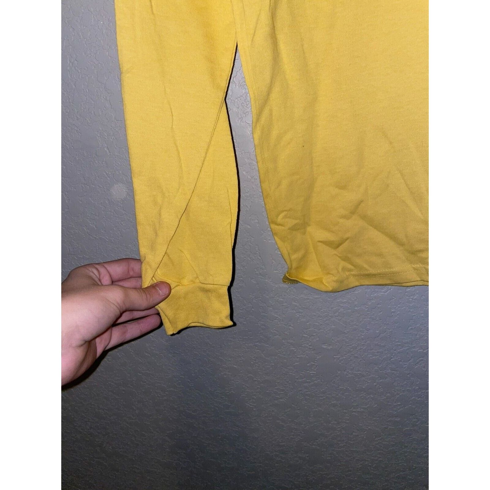 Anvil 90s Rocky Mountain Alpine Ski Yellow Shirt Long Sleeve Size US M / EU 48-50 / 2 - 9 Thumbnail