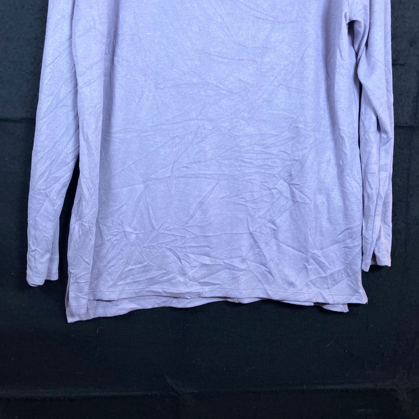Banana Republic Banana Republic Womens Sweater Violet V Neck Long Sleeve Tunic Stretch Large Size L / US 10 / IT 46 - 3 Thumbnail