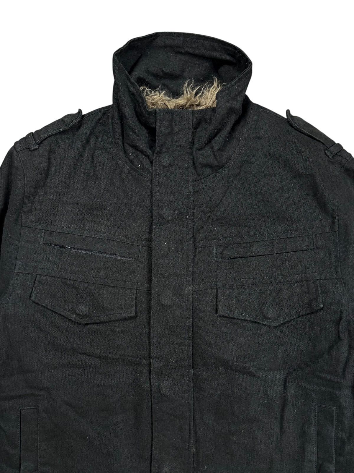 KMRii 2000s Hare - Fur Interior Rider Jacket Size US M / EU 48-50 / 2 - 5 Thumbnail