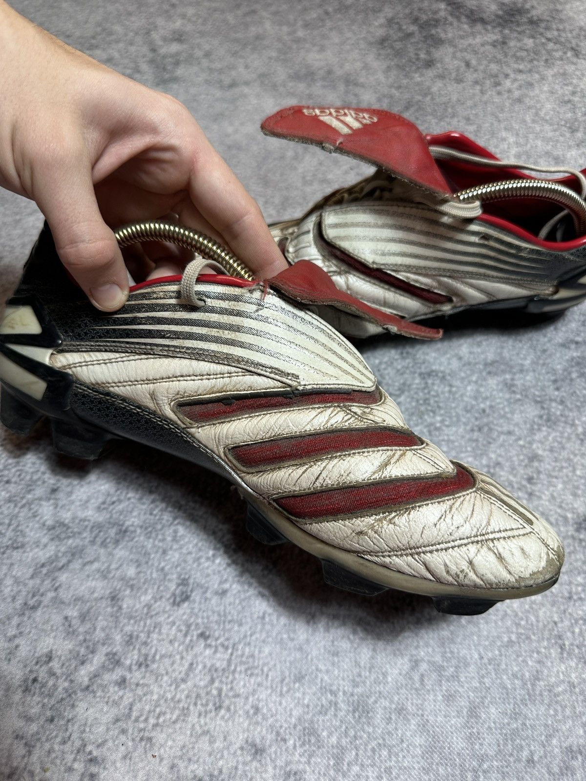 Adidas × Vintage Vintage Adidas Predator Precision Soccer Boots Football Rare Size US 9 / EU 42 - 3 Thumbnail