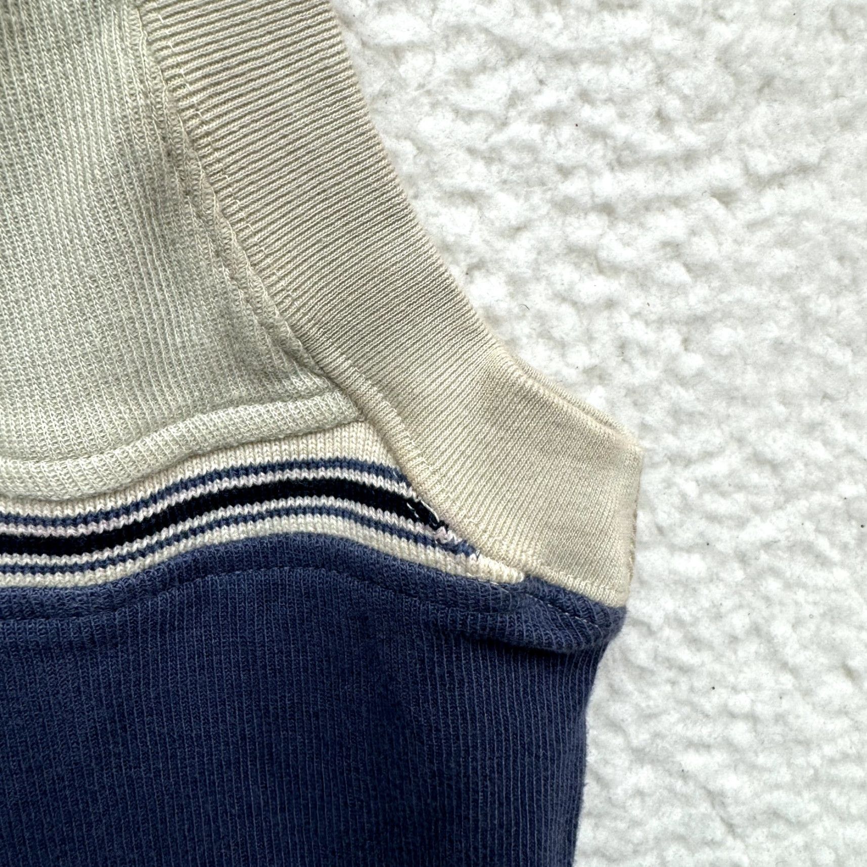 Point Zero VINTAGE Point Zero Sweater Vest Grunge 90s Y2K Womens M Blue Knit Shirt (Medium) - Skater Preppy Size M / US 6-8 / IT 42-44 - 4 Thumbnail
