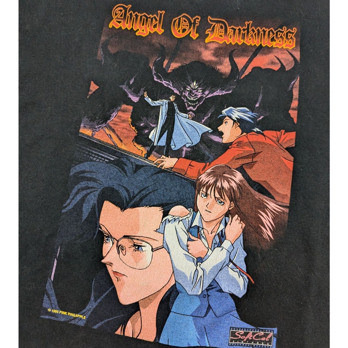 Angel Blue × Fruit Of The Loom × Vintage Vintage 1995 Angel of Darkness Anime Promo t-shirt Size US XL / EU 56 / 4 - 2 Thumbnail