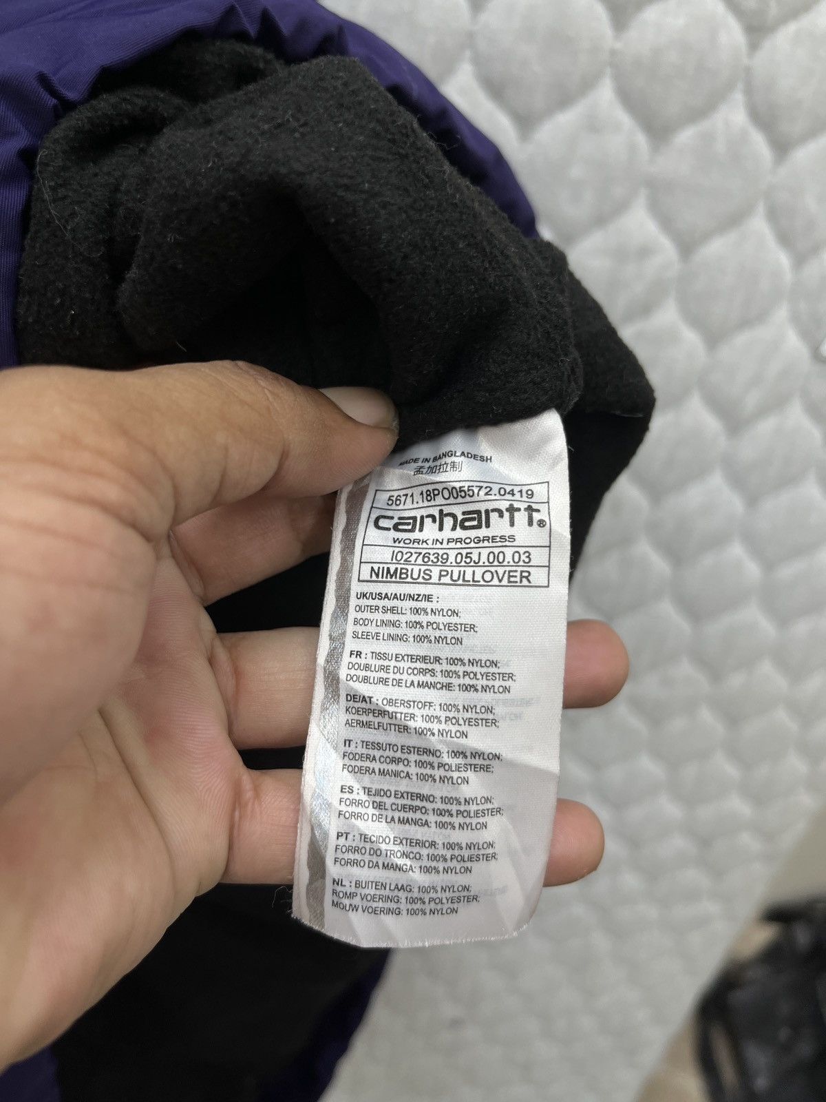 Carhartt 🔥🔥🔥STEALS CARHART WIP NIMBUS PULLOVER Size US L / EU 52-54 / 3 - 13 Thumbnail