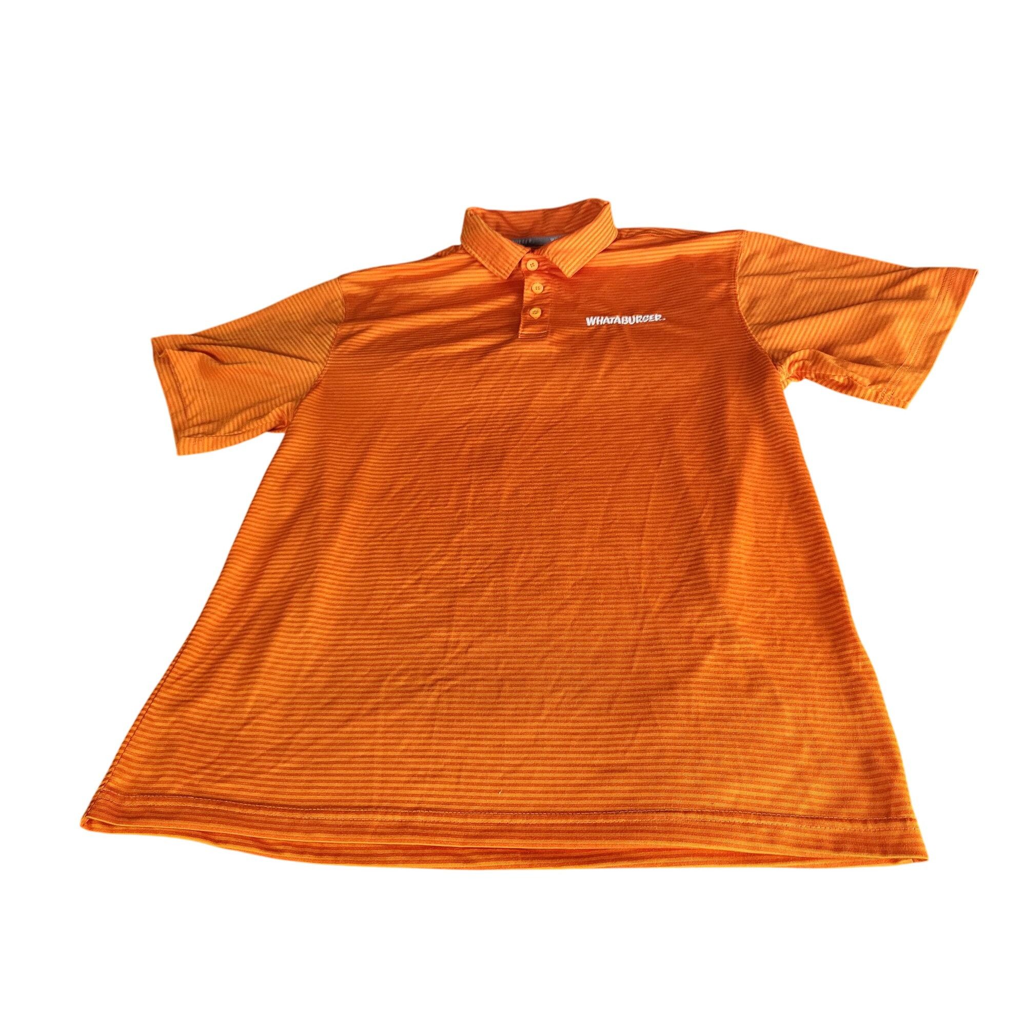 Uniform Wares Whataburger Men's Collared Polo Sz M Uniform Orange Striped Size US M / EU 48-50 / 2 - 1 Thumbnail