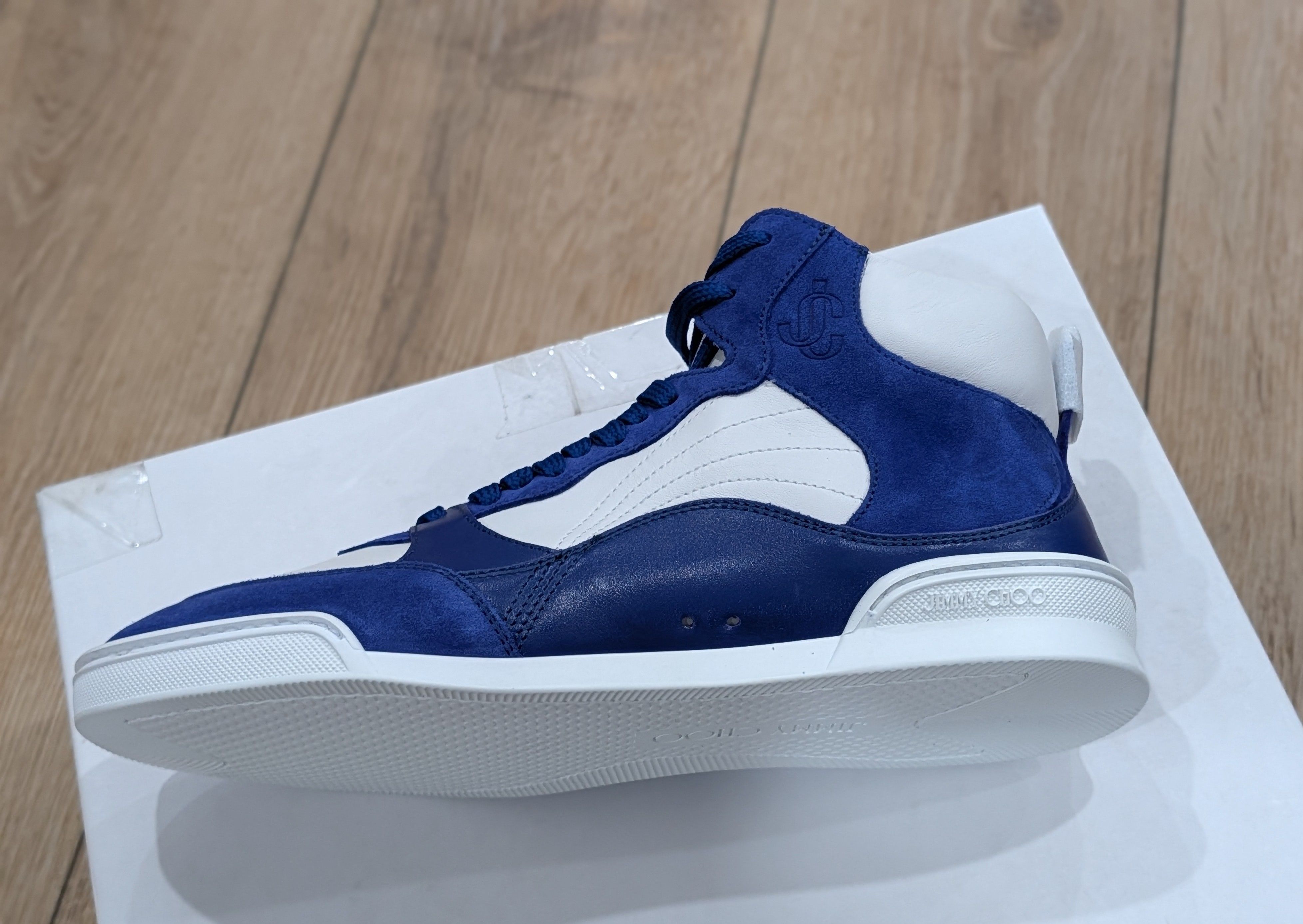 Jimmy Choo Jimmy Choo "Rob" Colorblock Leather Sneakers 41.5 US 8.5 Size US 8.5 / EU 41-42 - 8 Thumbnail