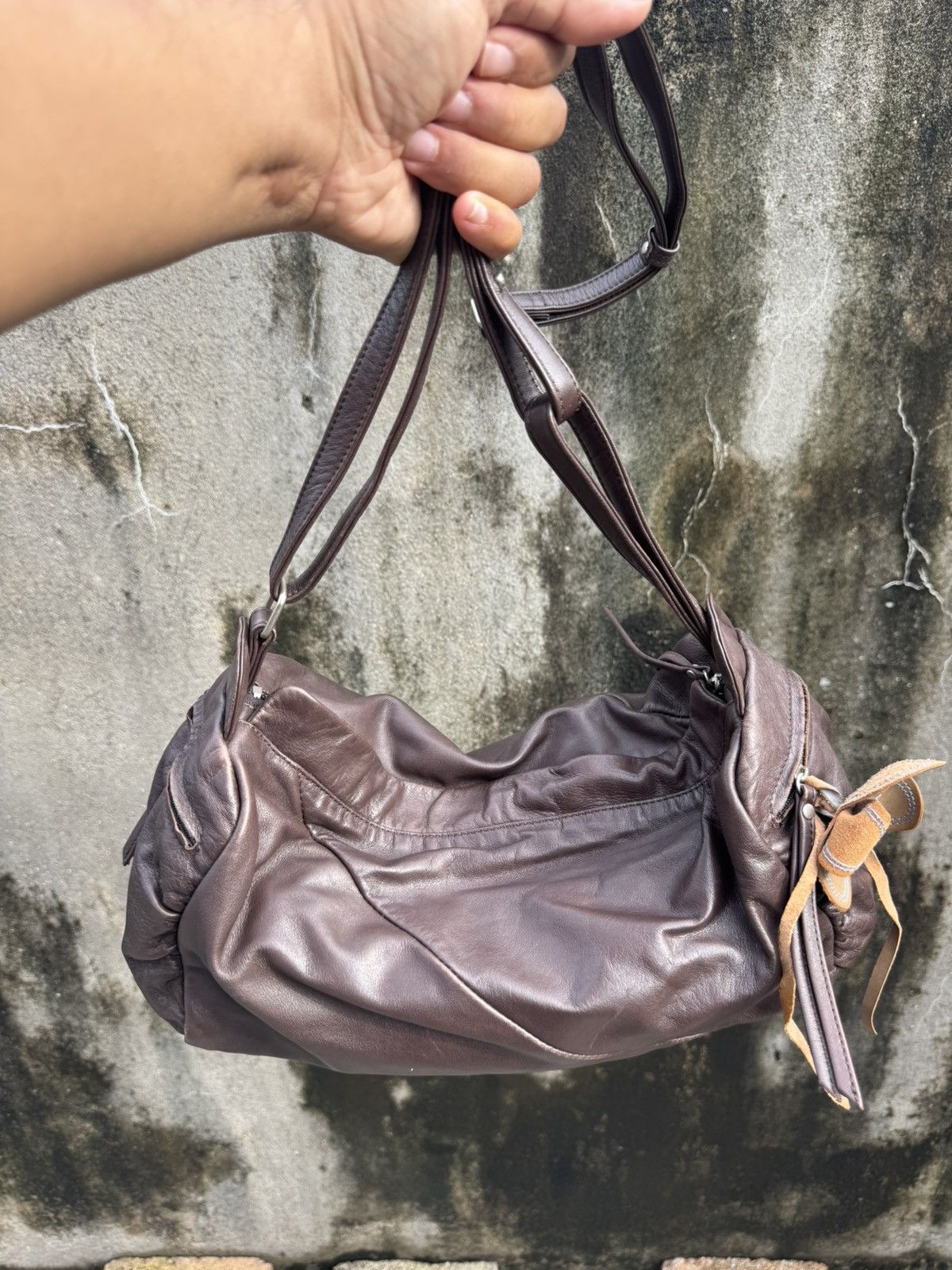 Yohji Yamamoto Ysaccs By Yohji Yamamoto Leather Bag Size ONE SIZE - 3 Thumbnail