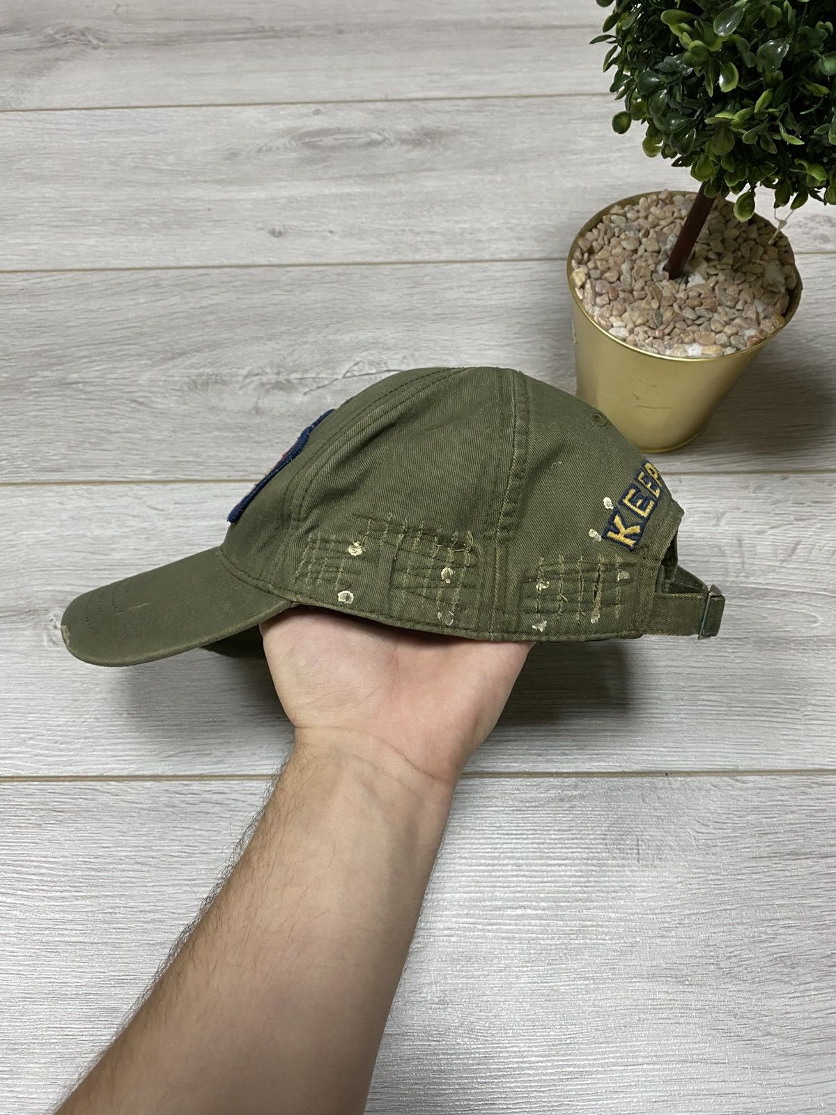 Dsquared2 × Vintage Dsquared2 Canada 🍁 Keep it real painted Italy cap Size ONE SIZE - 3 Thumbnail