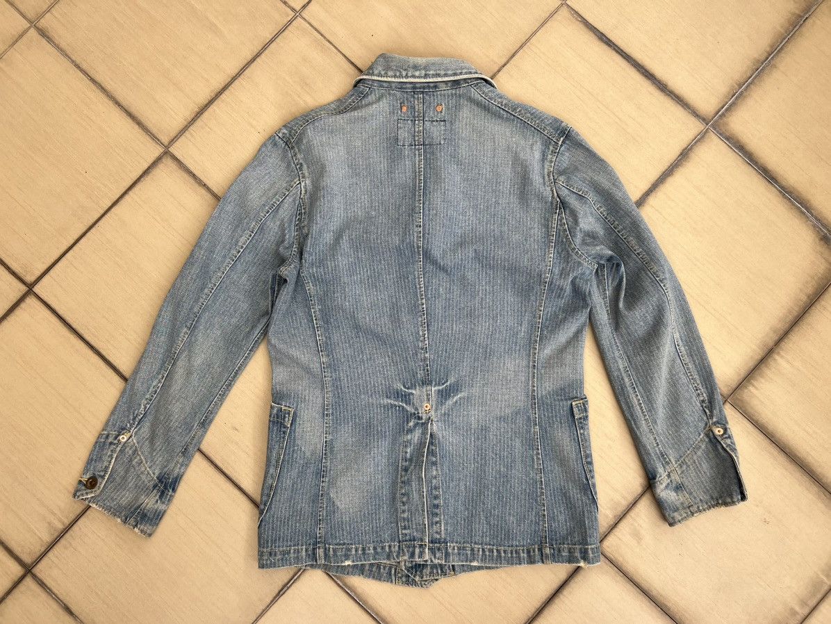 Levi's Vintage 2004 Levi’s Redloop Fade Blue HBT Denim Chore Jacket Size US M / EU 48-50 / 2 - 2 Thumbnail
