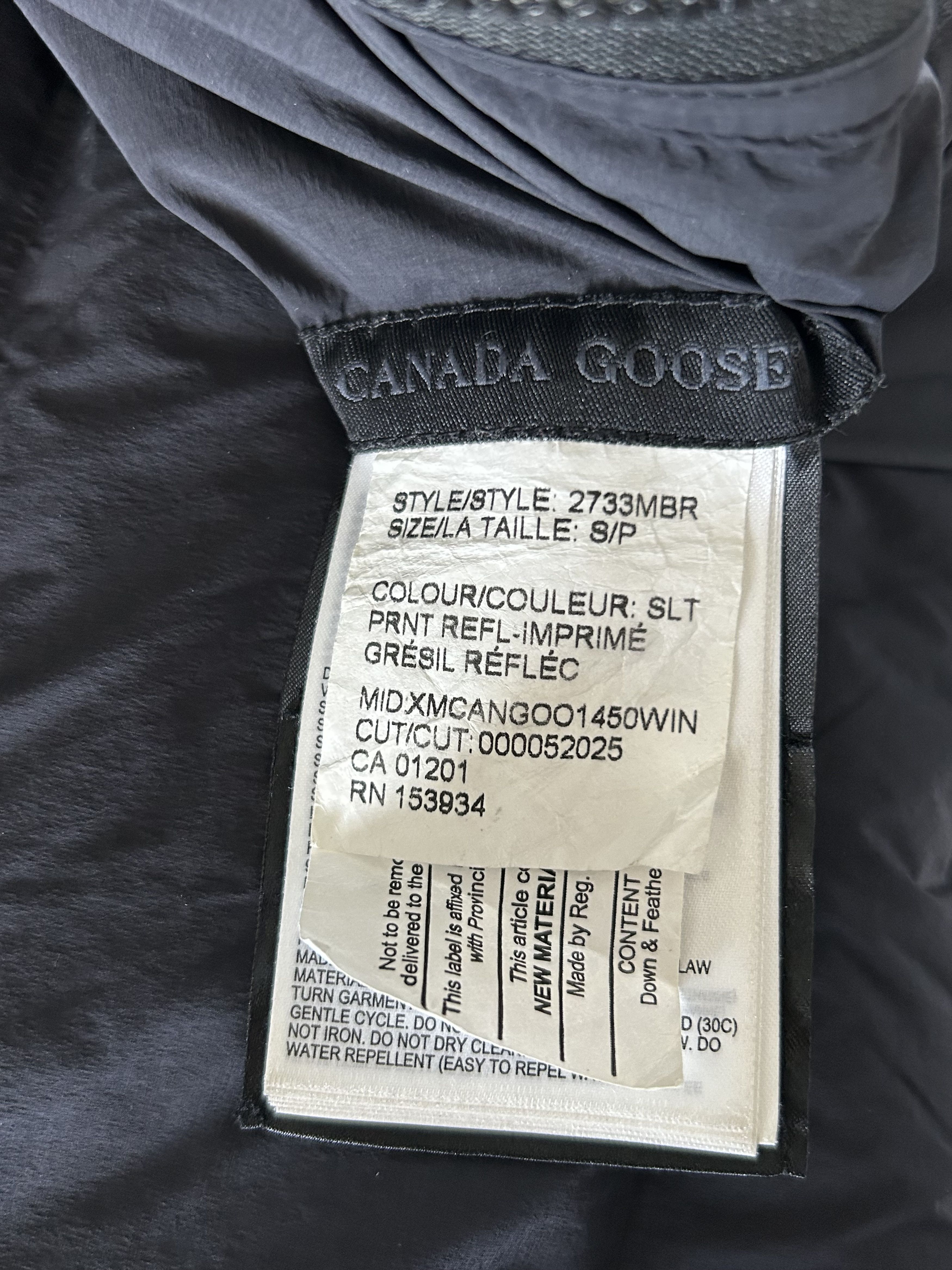 Canada Goose Black Reflective Hybridge CW Black Label Men's Jacket Size US S / EU 44-46 / 1 - 4 Thumbnail