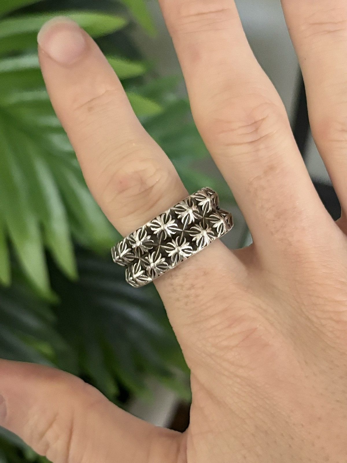 Chrome Hearts RARE - HEAVY DOUBLE PUNK RING Size ONE SIZE - 5 Thumbnail