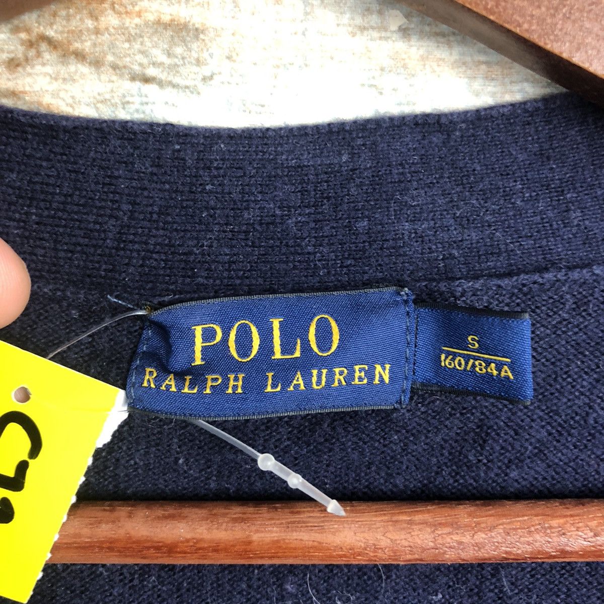 Polo Ralph Lauren DL Polo Ralph Lauren Dark Blue cardigan Knitwear #C730 Size US S / EU 44-46 / 1 - 11 Thumbnail