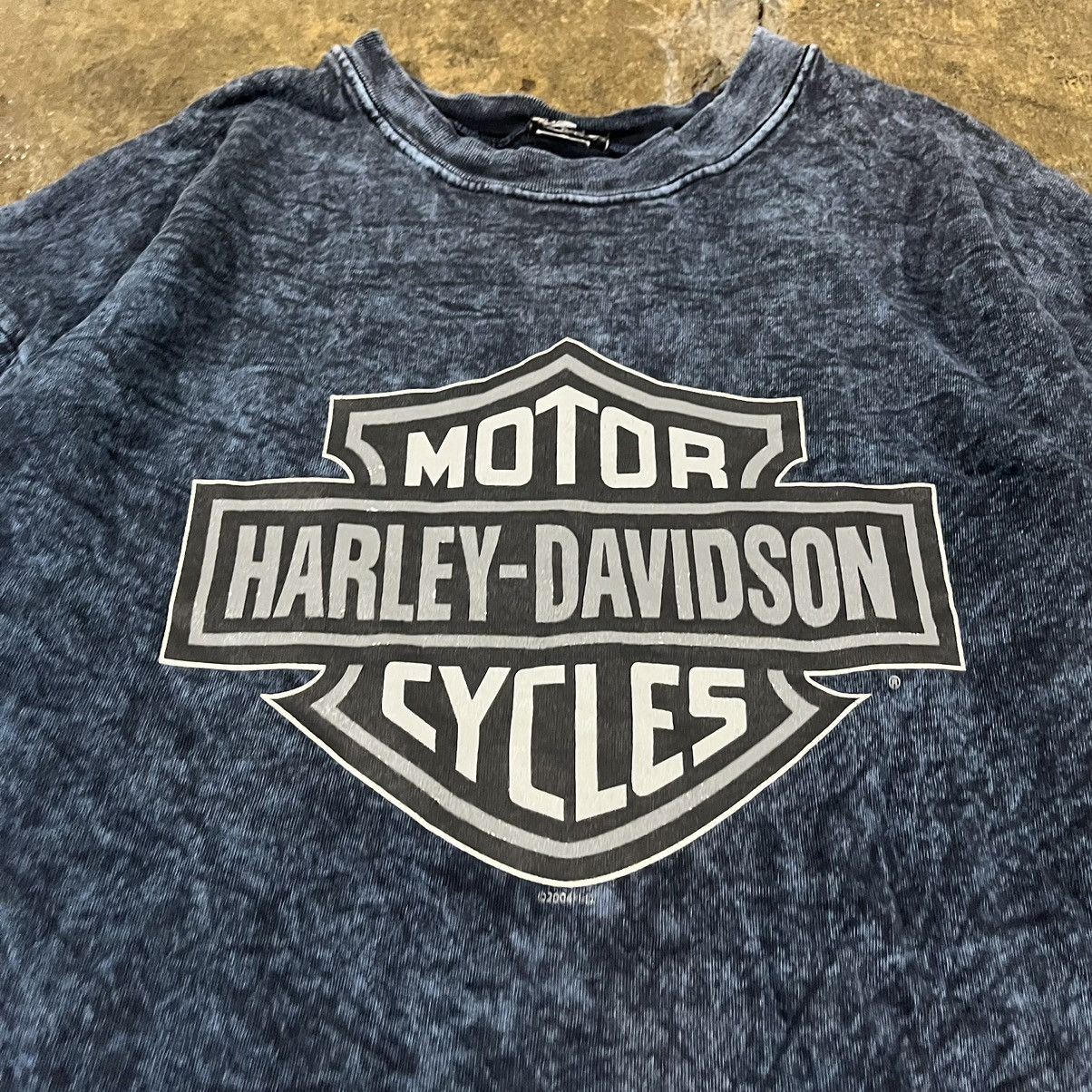Harley Davidson × Vintage Harley Davidson Vintage 90s Logo Biker Longsleeve Crewneck Size US L / EU 52-54 / 3 - 6 Thumbnail